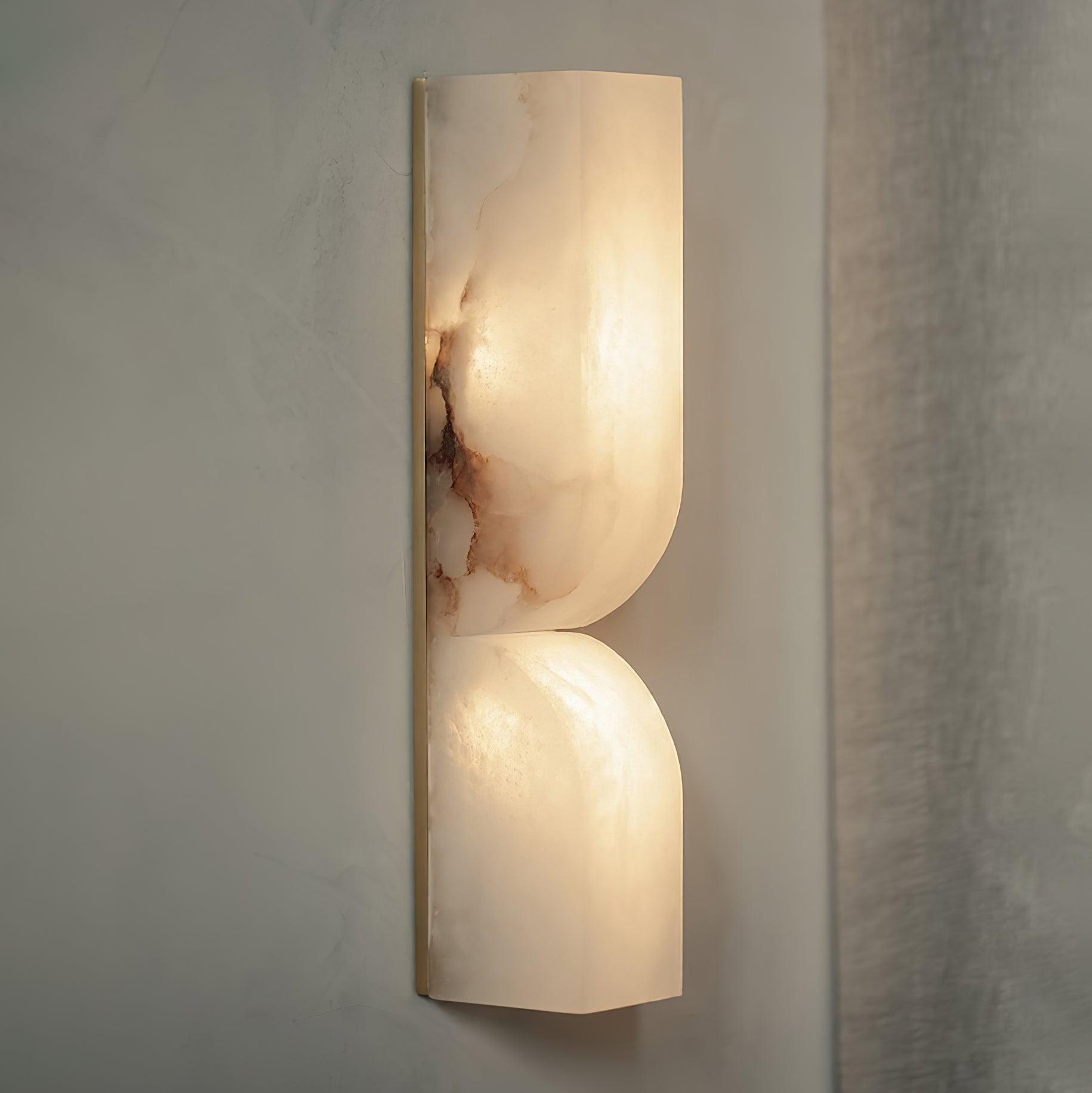 Lunaris Alabaster Rectangular Wall Lamp - Neutralighting