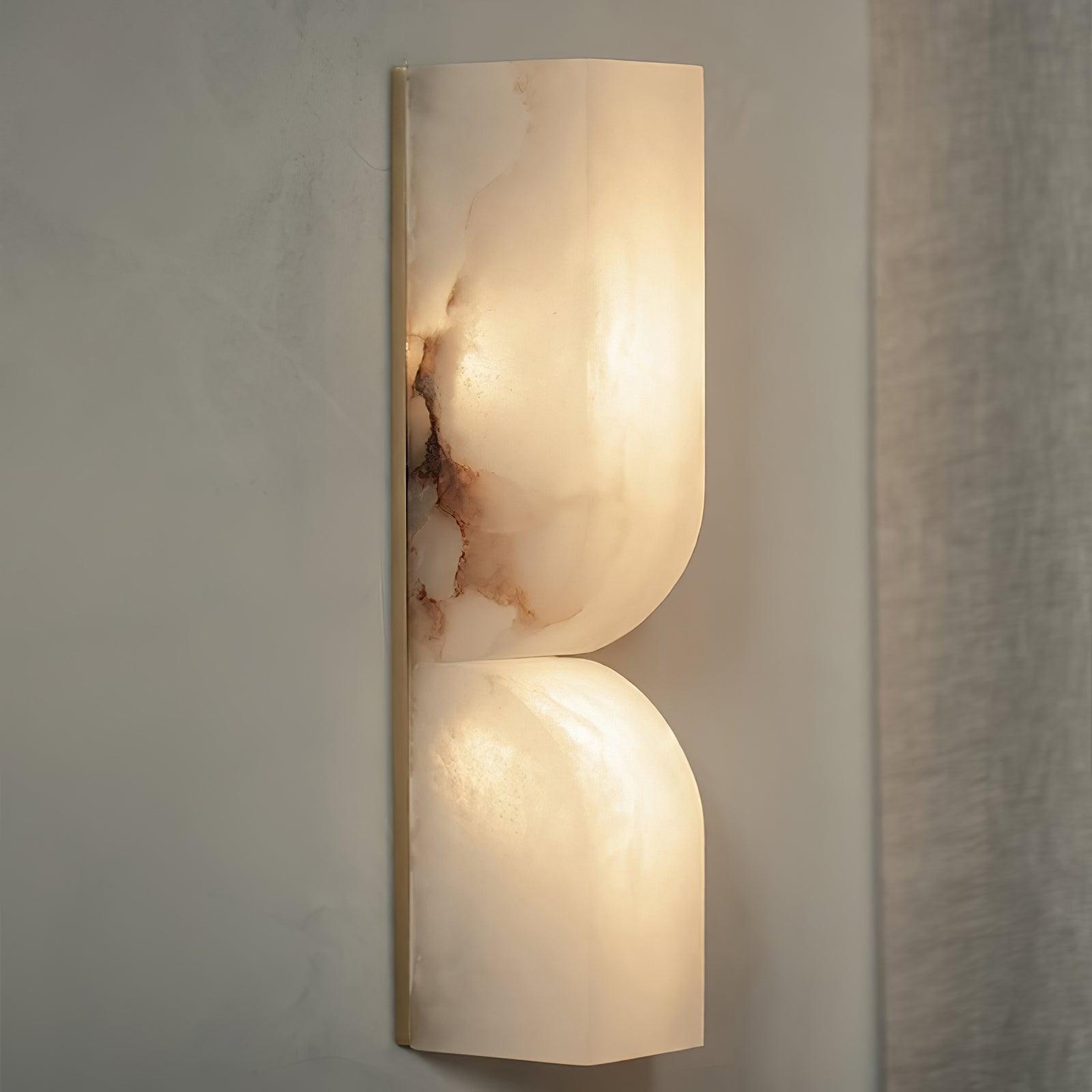 Lunaris Alabaster Rectangular Wall Lamp - Neutralighting