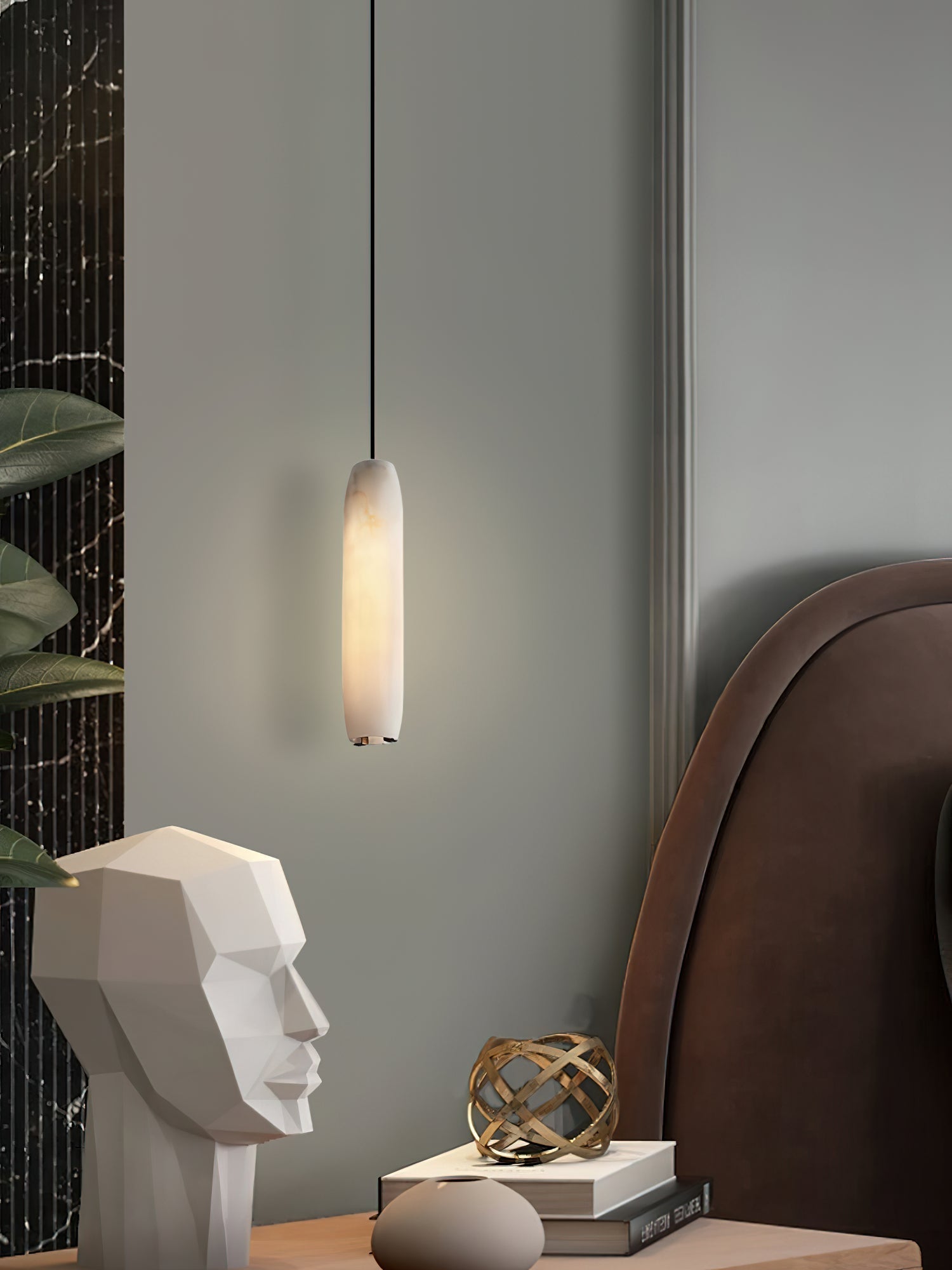 Kvennuvye Flute Modern Minimalist Metal Pendant Light - Letslighting