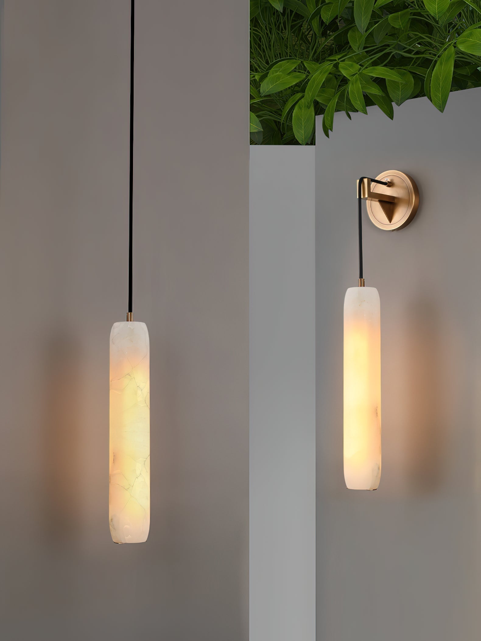 Alabaster Individual Creativity Flute Metal Wall Lamp - Letslighting