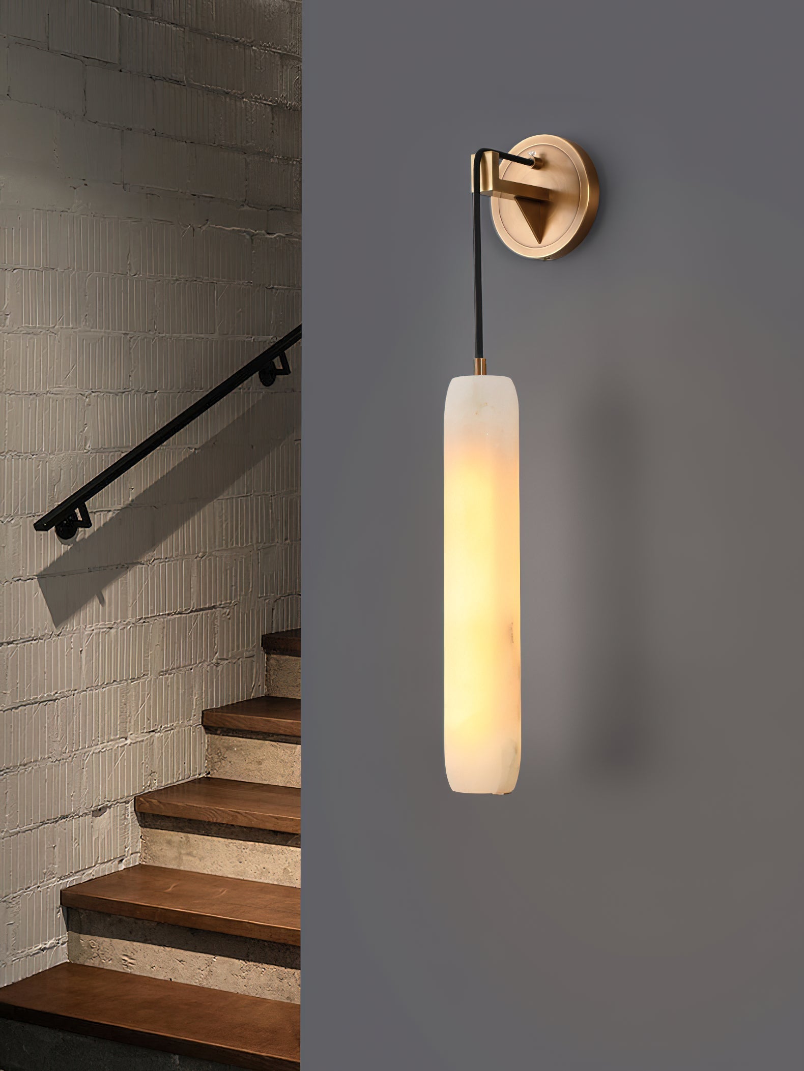 Alabaster Individual Creativity Flute Metal Wall Lamp - Letslighting