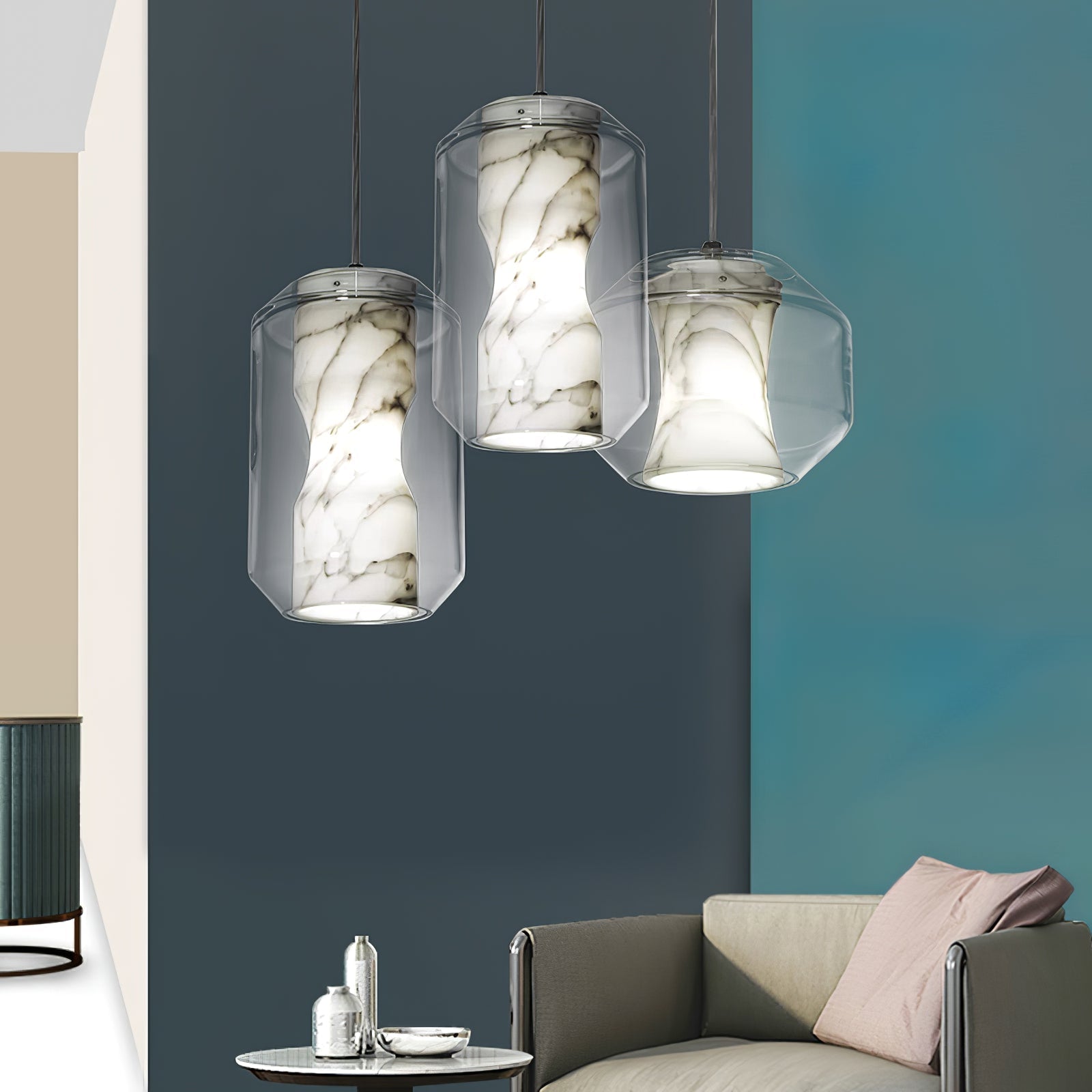 Elaris Alabaster Pendant Light - Neutralighting