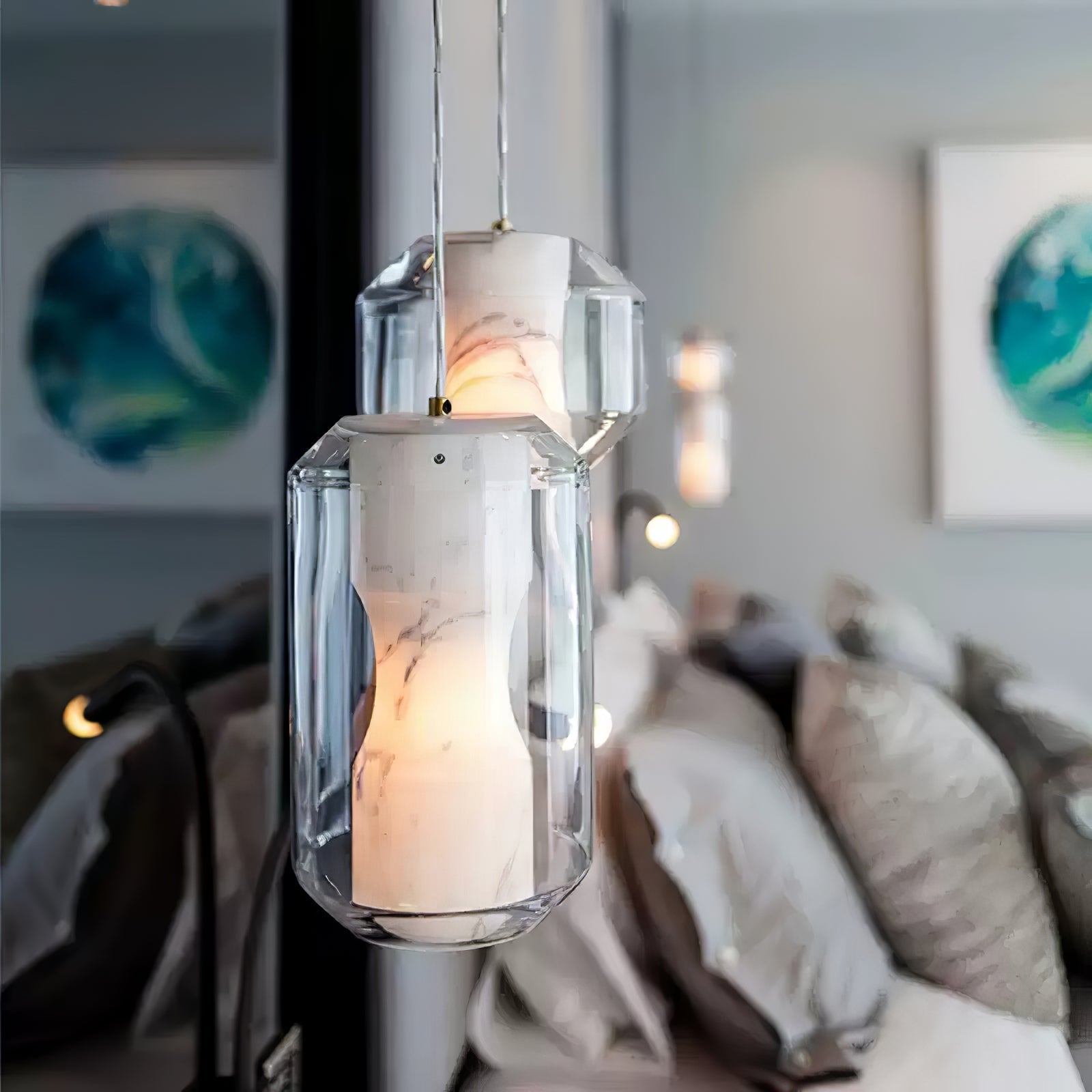 Elaris Alabaster Pendant Light - Neutralighting