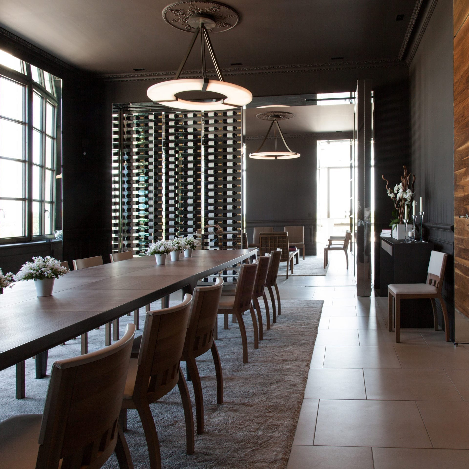 Althea Alabaster Ring Pendant Light Chandelier - Neutralighting