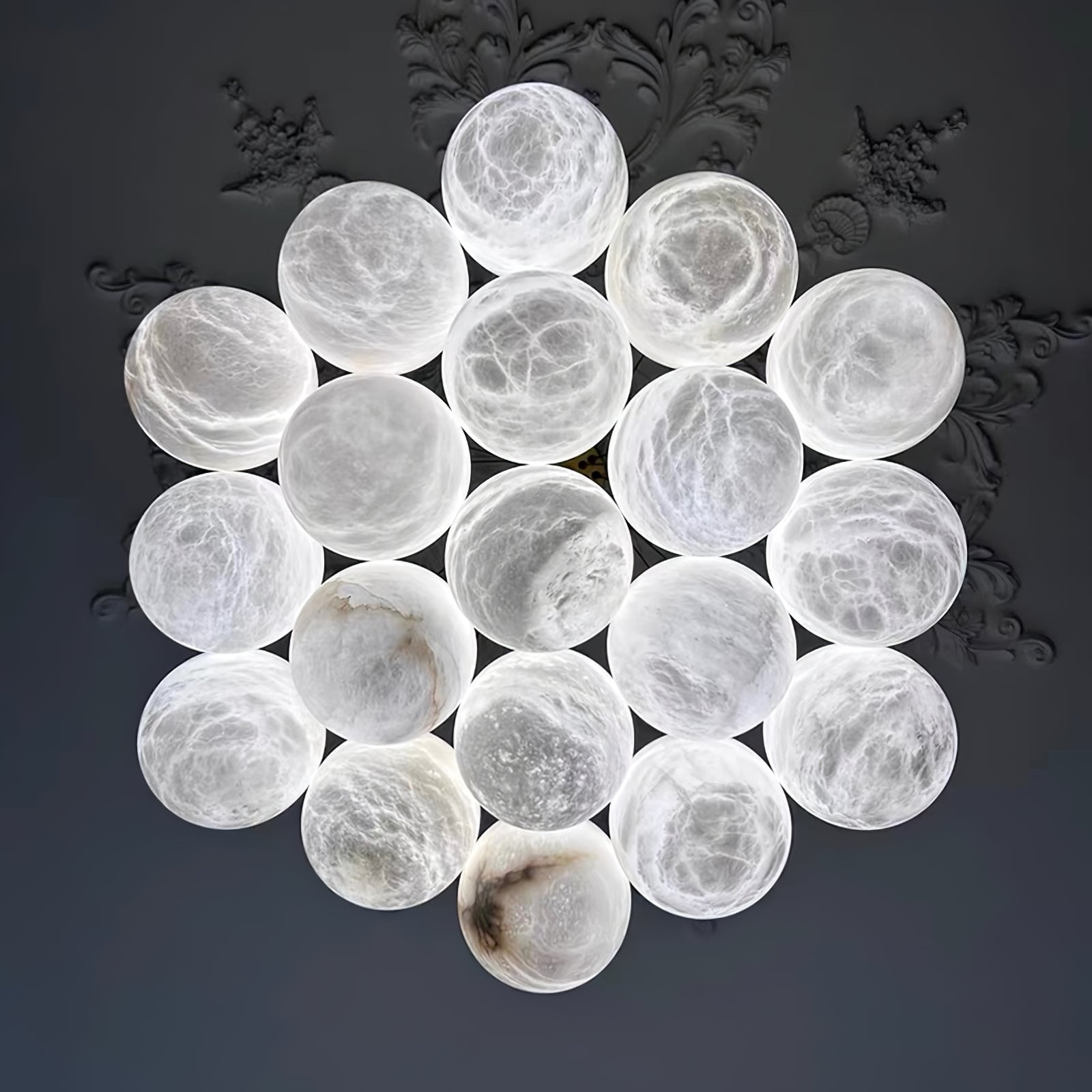 Zovenila Alabaster Chandelier - Neutralighting