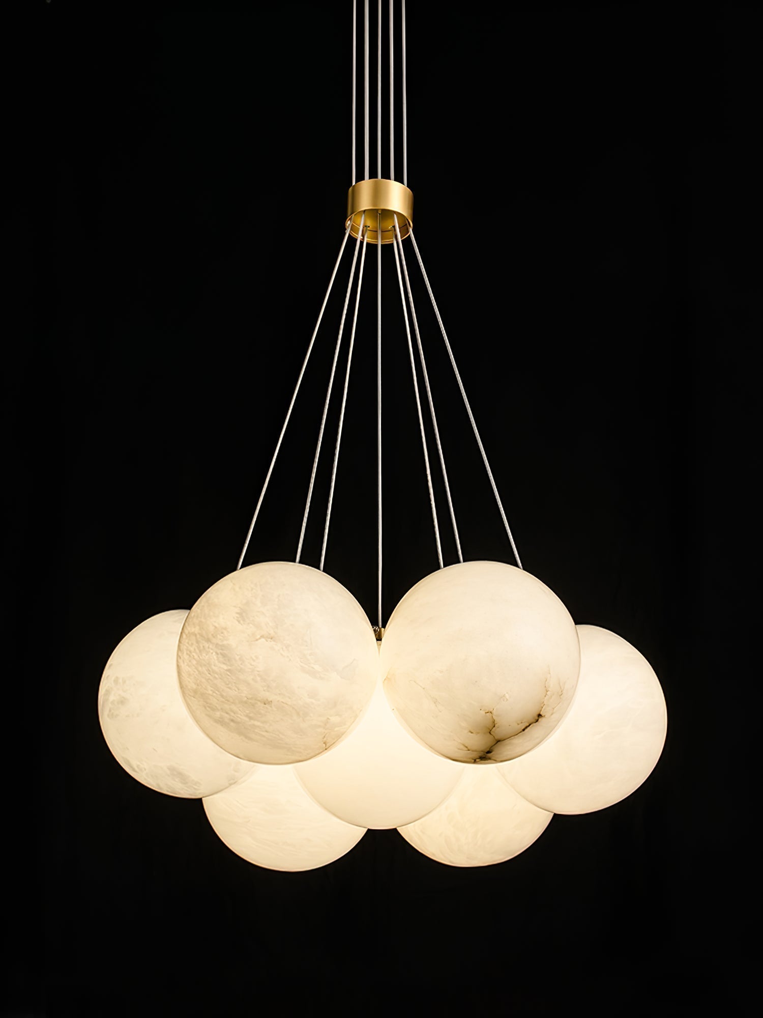 Zovenila Alabaster Chandelier - Neutralighting