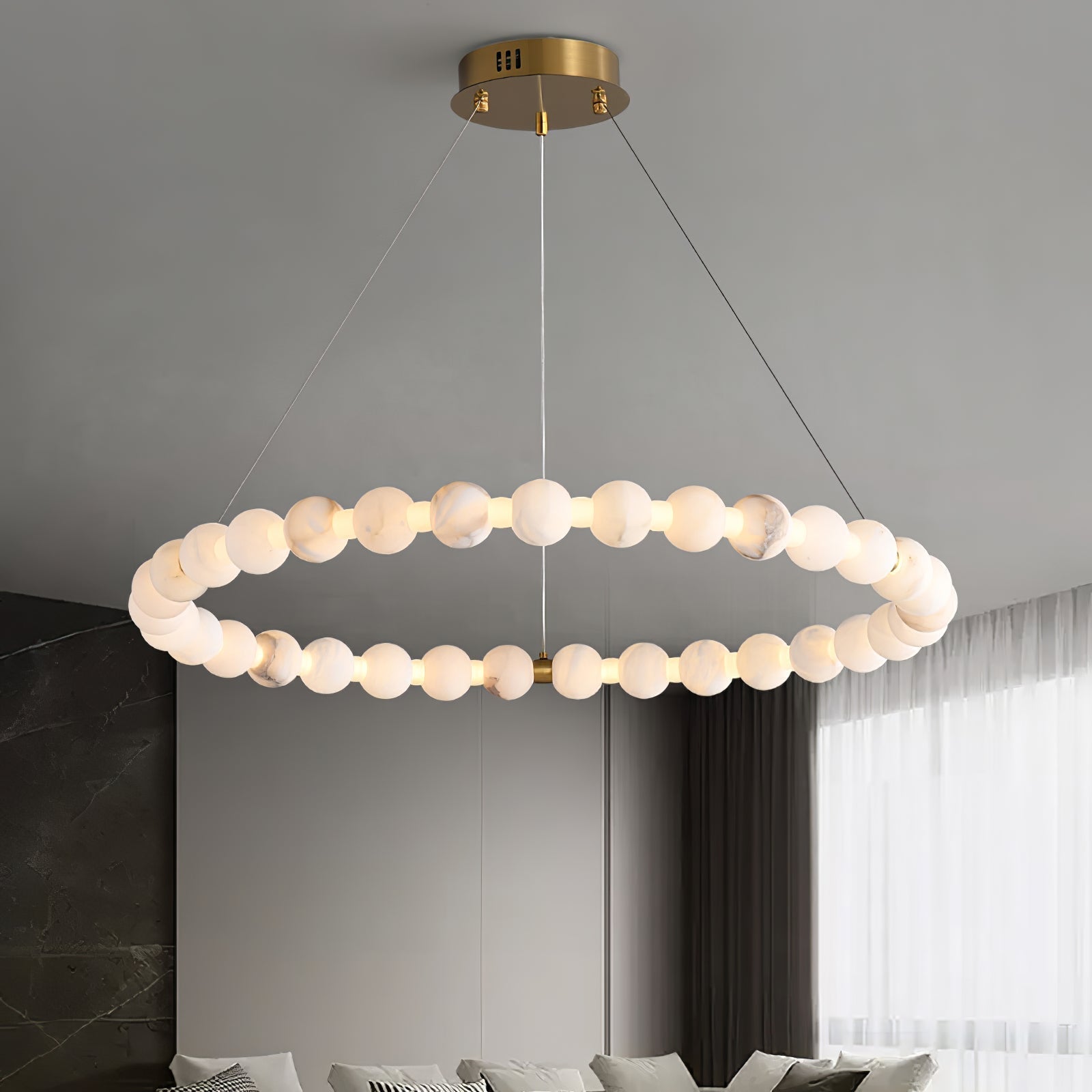 Orion Modern Alabaster Pendant Light - Neutralighting