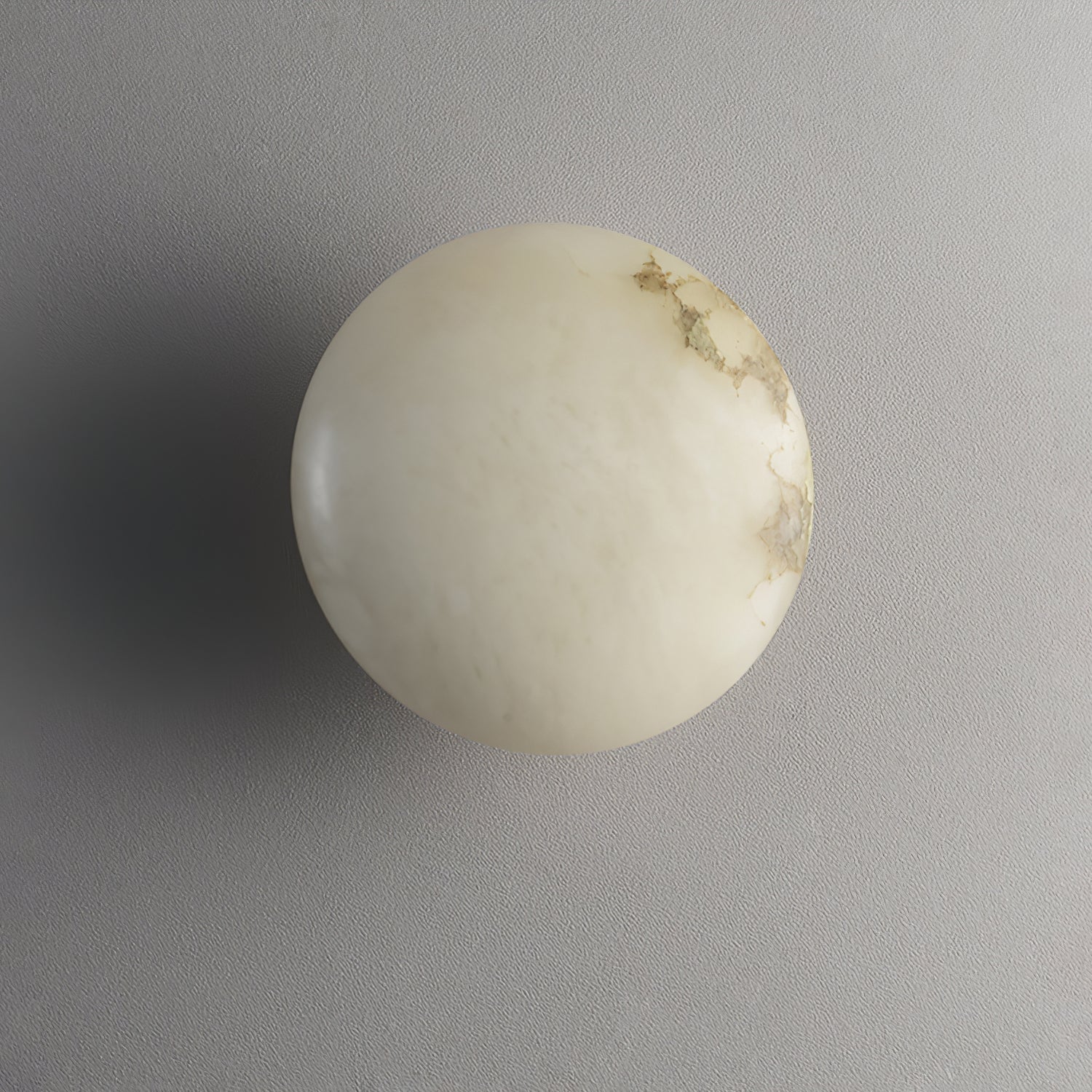 Vanorara Minimalist Alabaster Flush Mount Light - Neutralighting