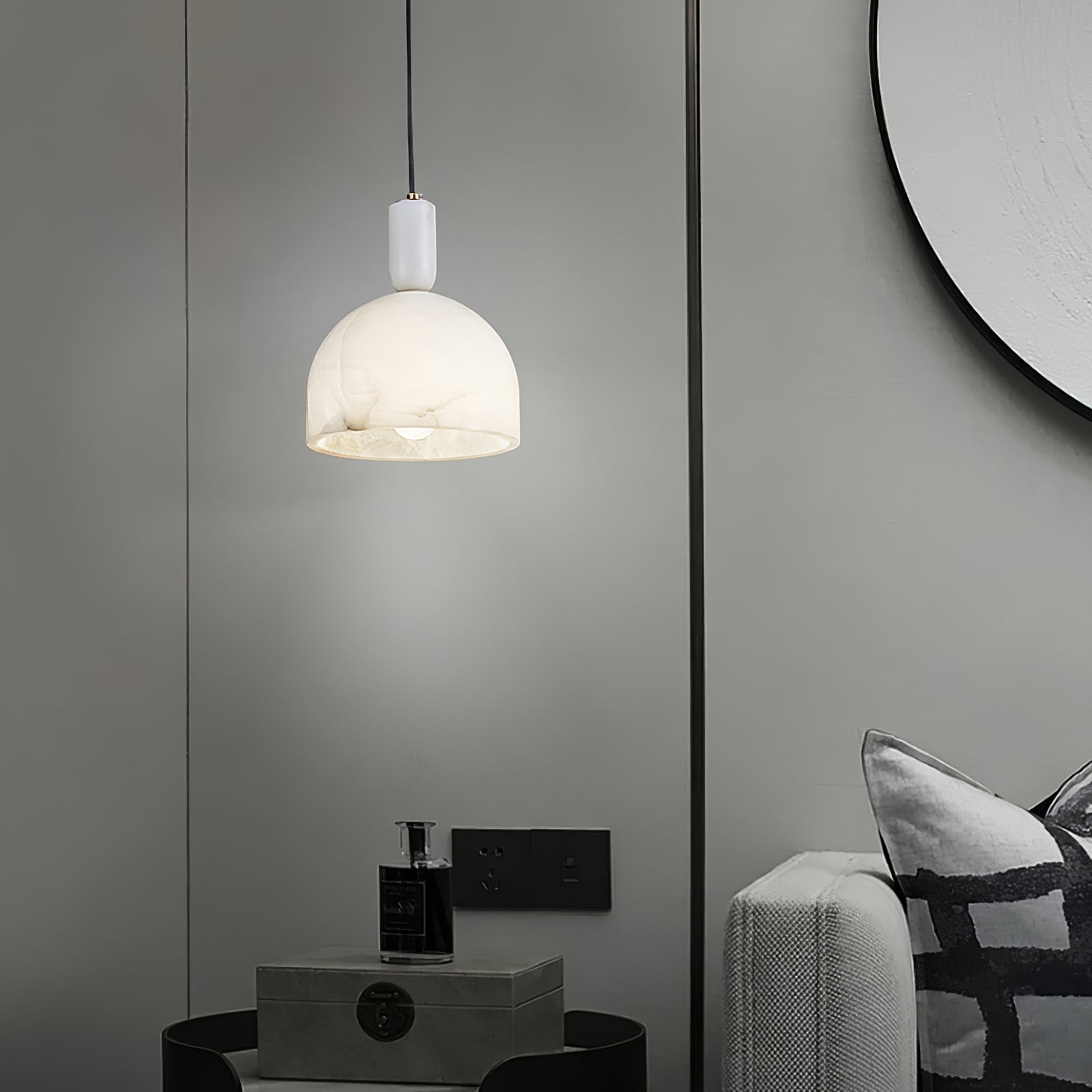 Culiror Minimalist Alabaster Pendant Light - Neutralighting