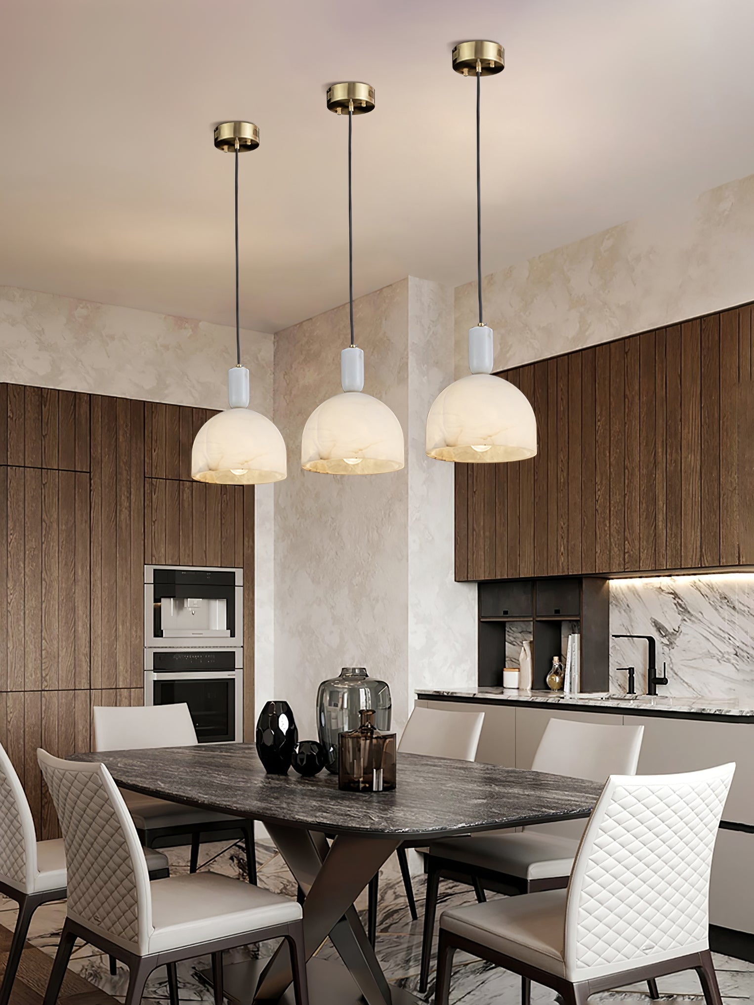 Culiror Minimalist Alabaster Pendant Light - Neutralighting