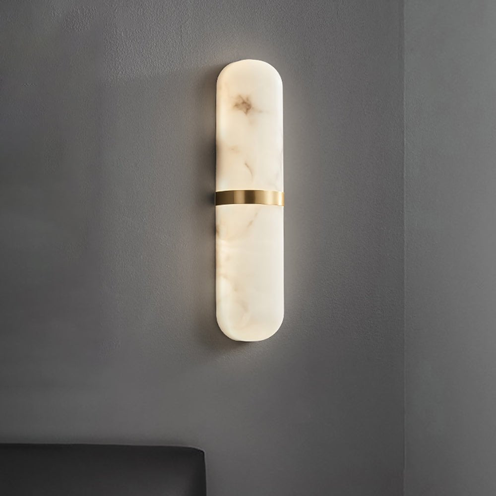 Ostruvyd Luxury Pill Alabaster Wall Lamp - Letslighting