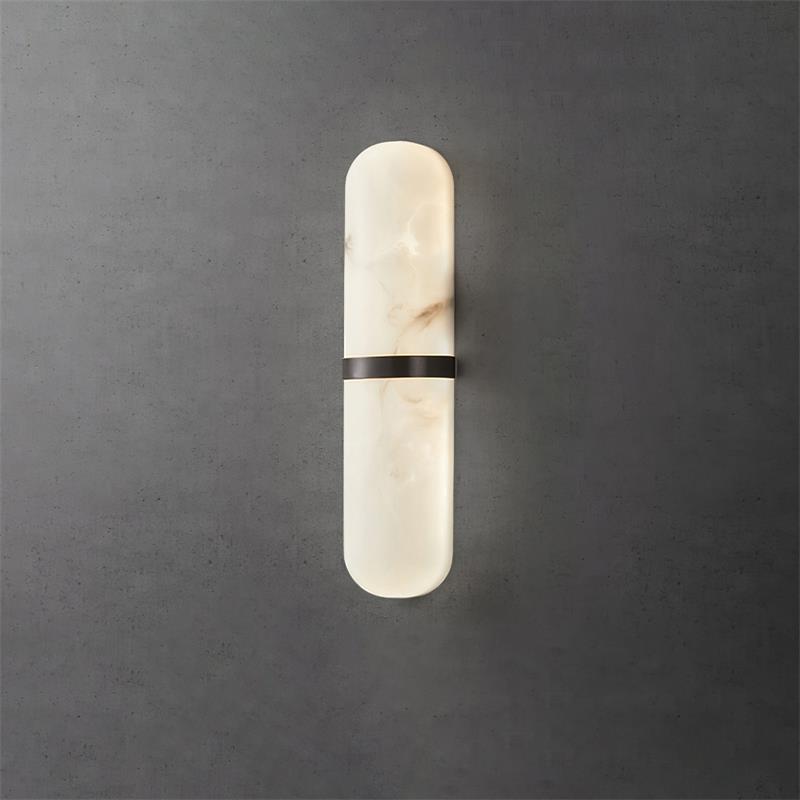 Ostruvyd Luxury Pill Alabaster Wall Lamp - Letslighting