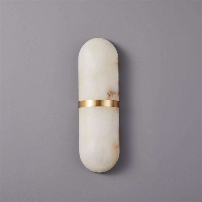 Ostruvyd Luxury Pill Alabaster Wall Lamp - Letslighting