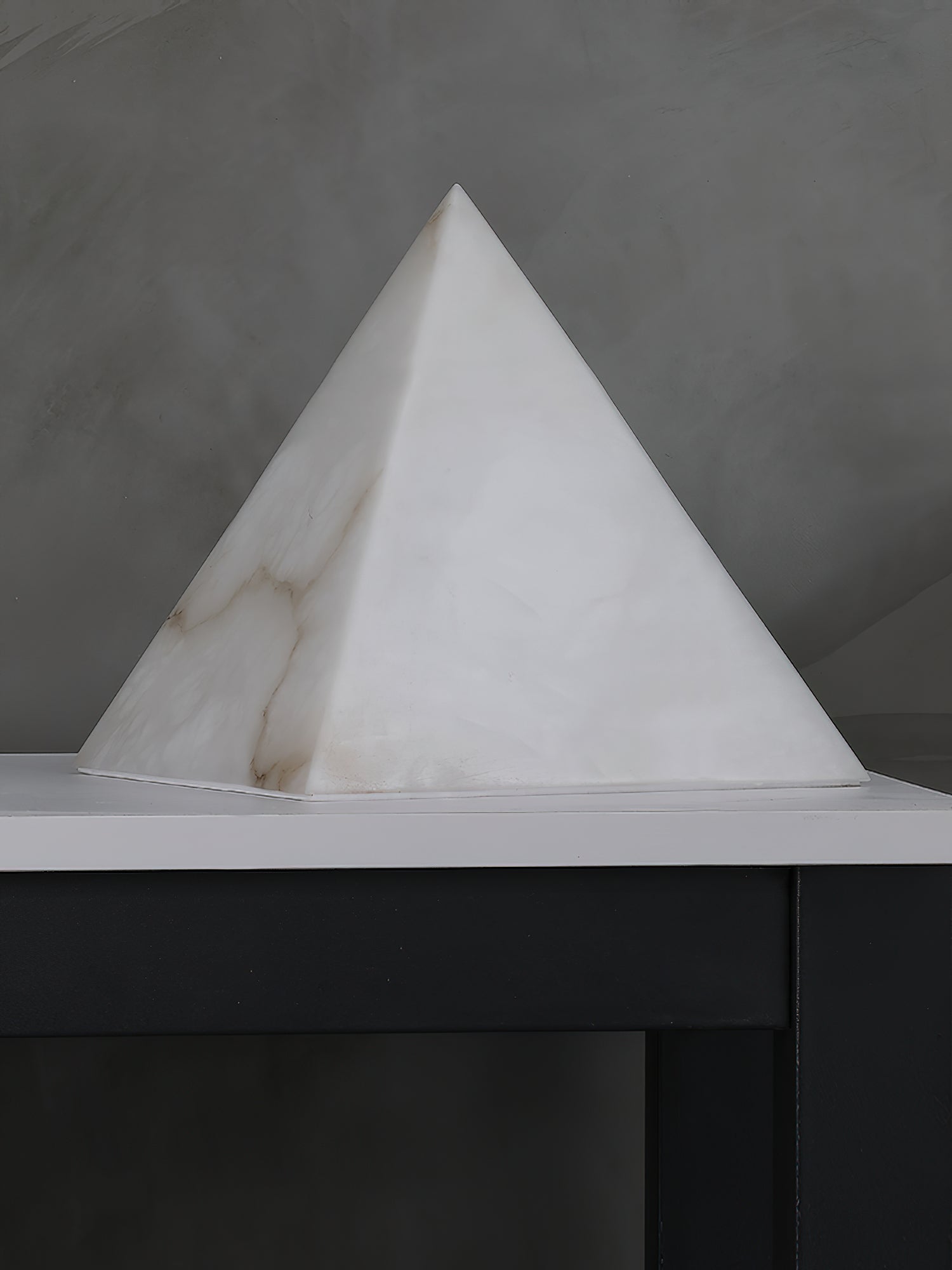 Alabaster Pyramid Table Lamp - Letslighting