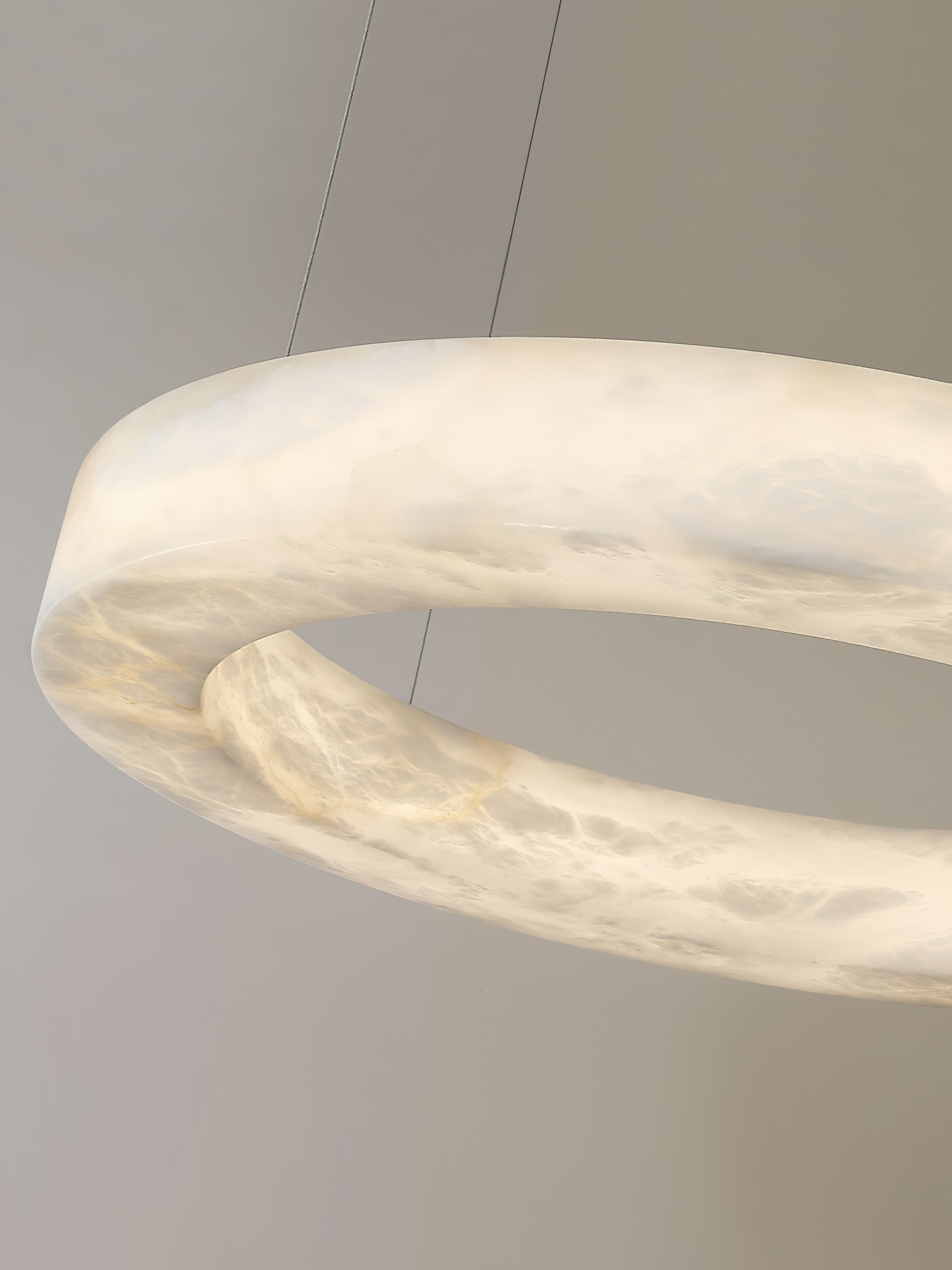 Plotuvyn Postmodern Luxury Ring Alabaster Chandelier - Letslighting