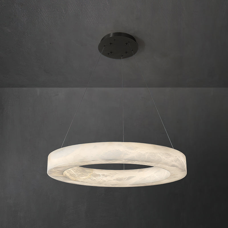 Plotuvyn Postmodern Luxury Ring Alabaster Chandelier - Letslighting