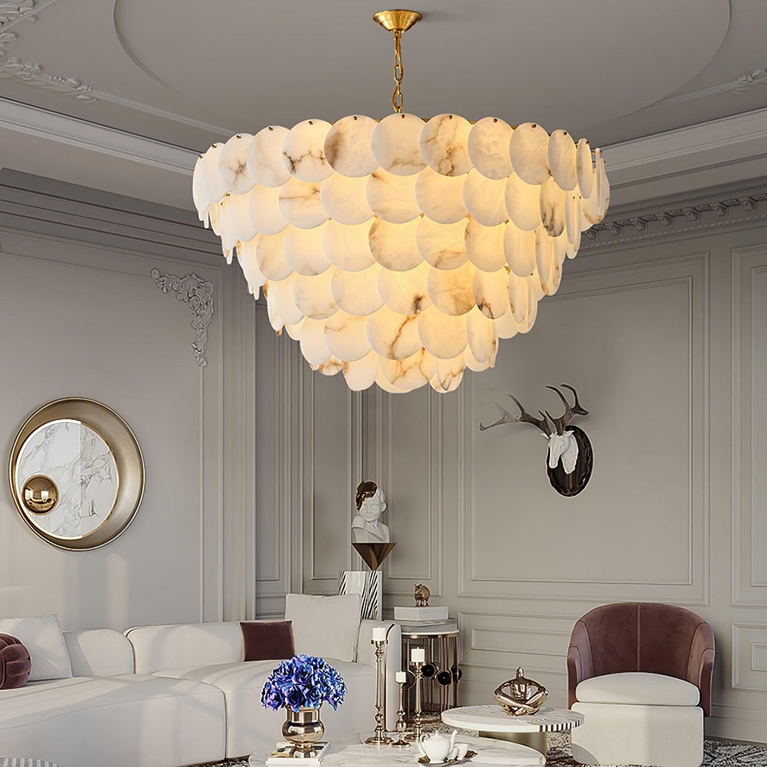 Ulorir Alabaster Chandelier - Neutralighting