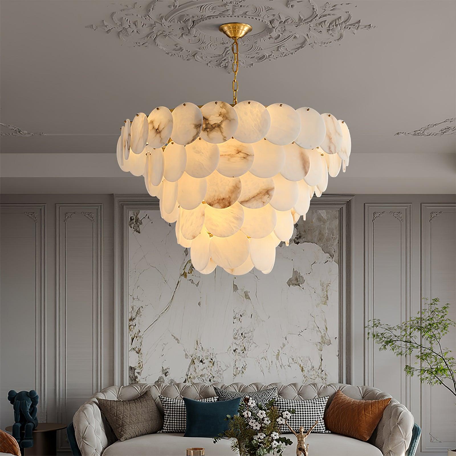 Ulorir Alabaster Chandelier - Neutralighting