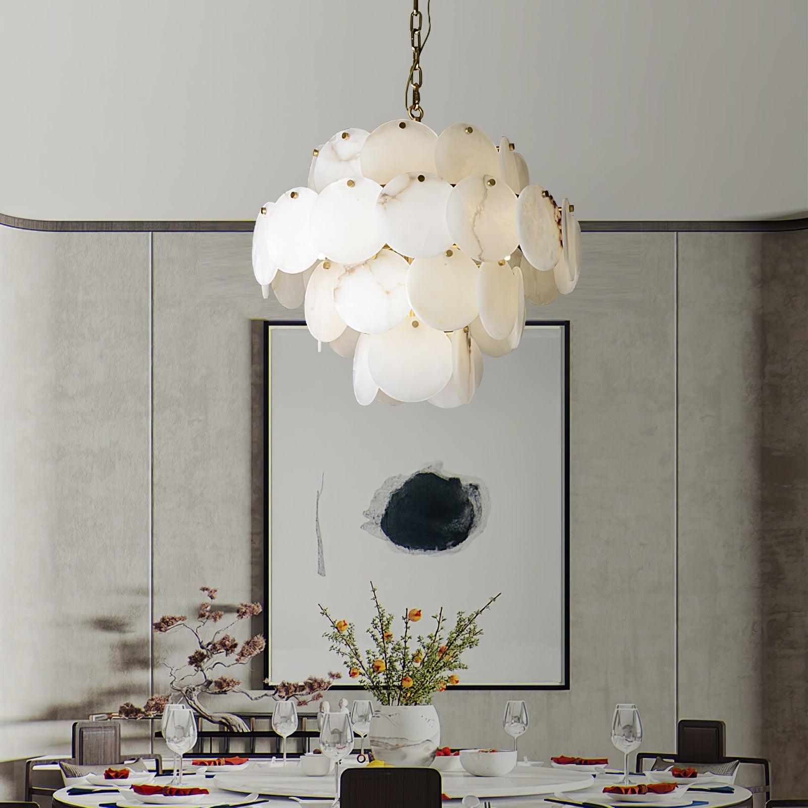 Ulorir Alabaster Chandelier - Neutralighting