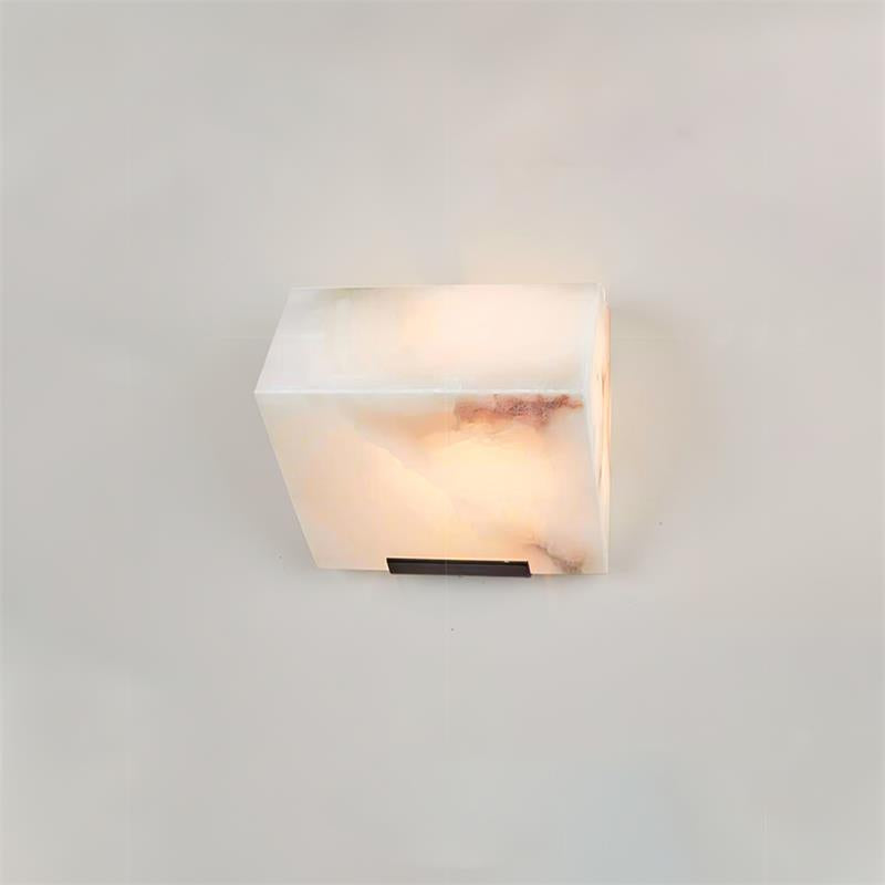 Qvistuvyn Staircase Metal Alabaster Wall Lamp - Letslighting
