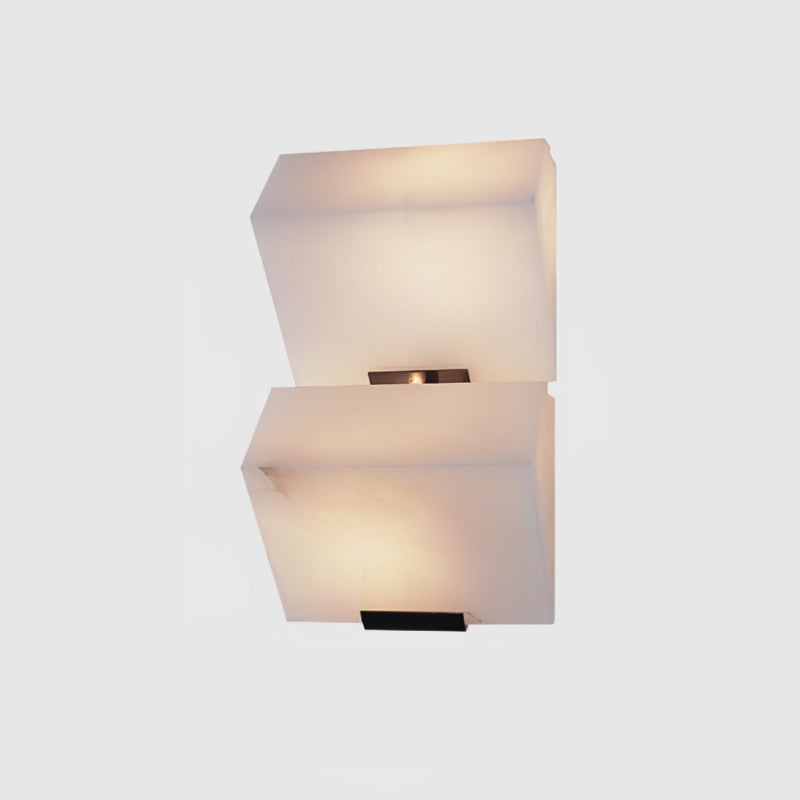 Qvistuvyn Staircase Metal Alabaster Wall Lamp - Letslighting