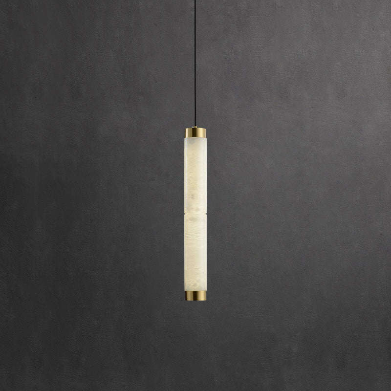 Plotuvyi Modern Strip Alabaster Pendant Light - Letslighting