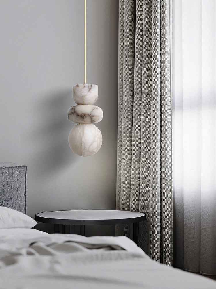 Rauduvyn Modern Totem Alabaster Pendant Lamp - Letslighting