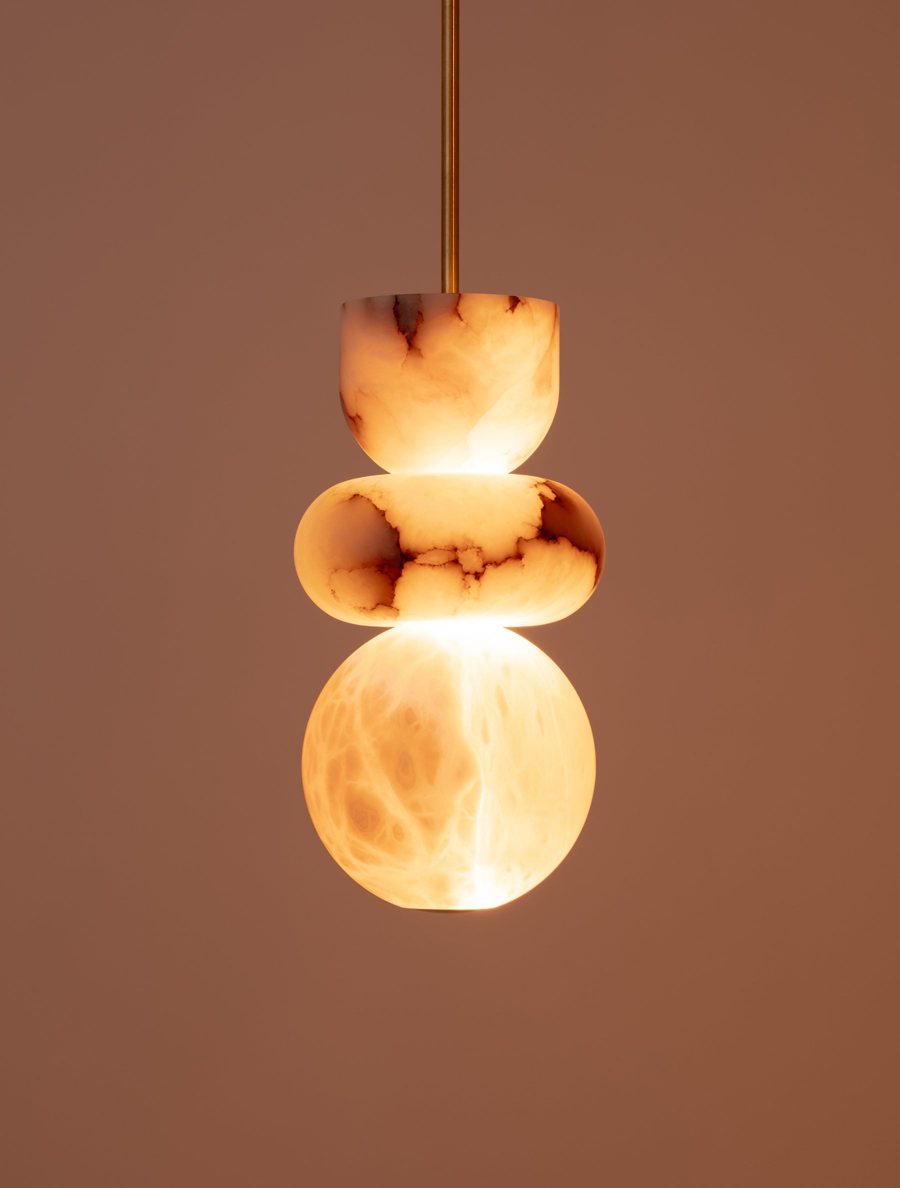 Rauduvyn Modern Totem Alabaster Pendant Lamp - Letslighting
