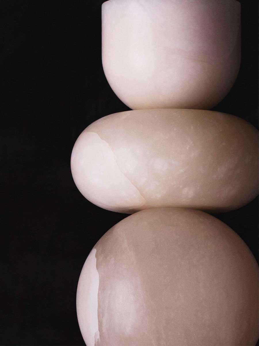 Rauduvyn Modern Totem Alabaster Pendant Lamp - Letslighting