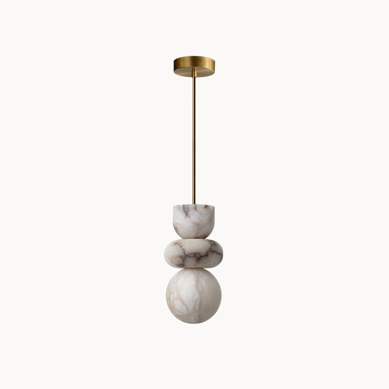 Rauduvyn Modern Totem Alabaster Pendant Lamp - Letslighting