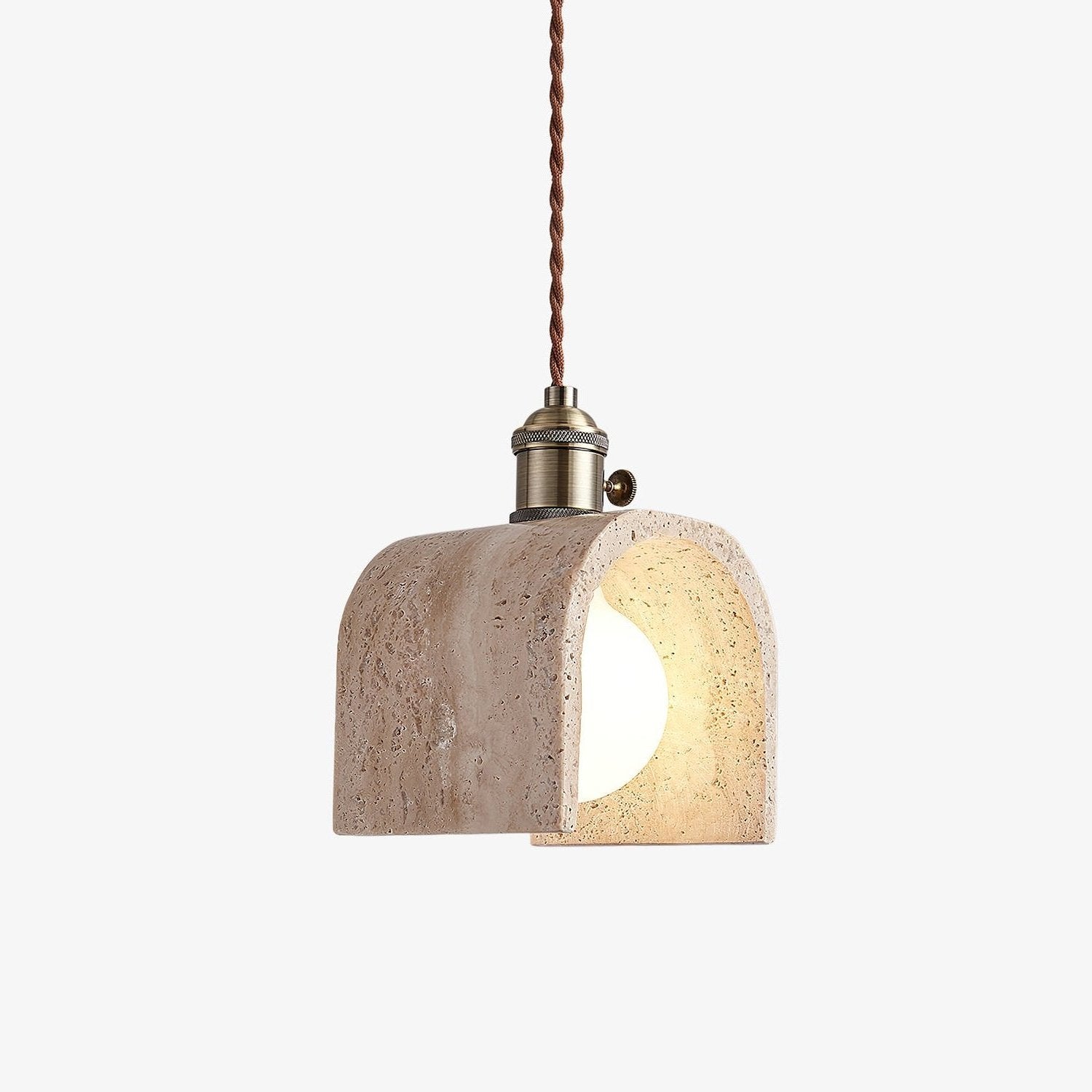 Lysorel Travertine Pendant Light - Blowlighting