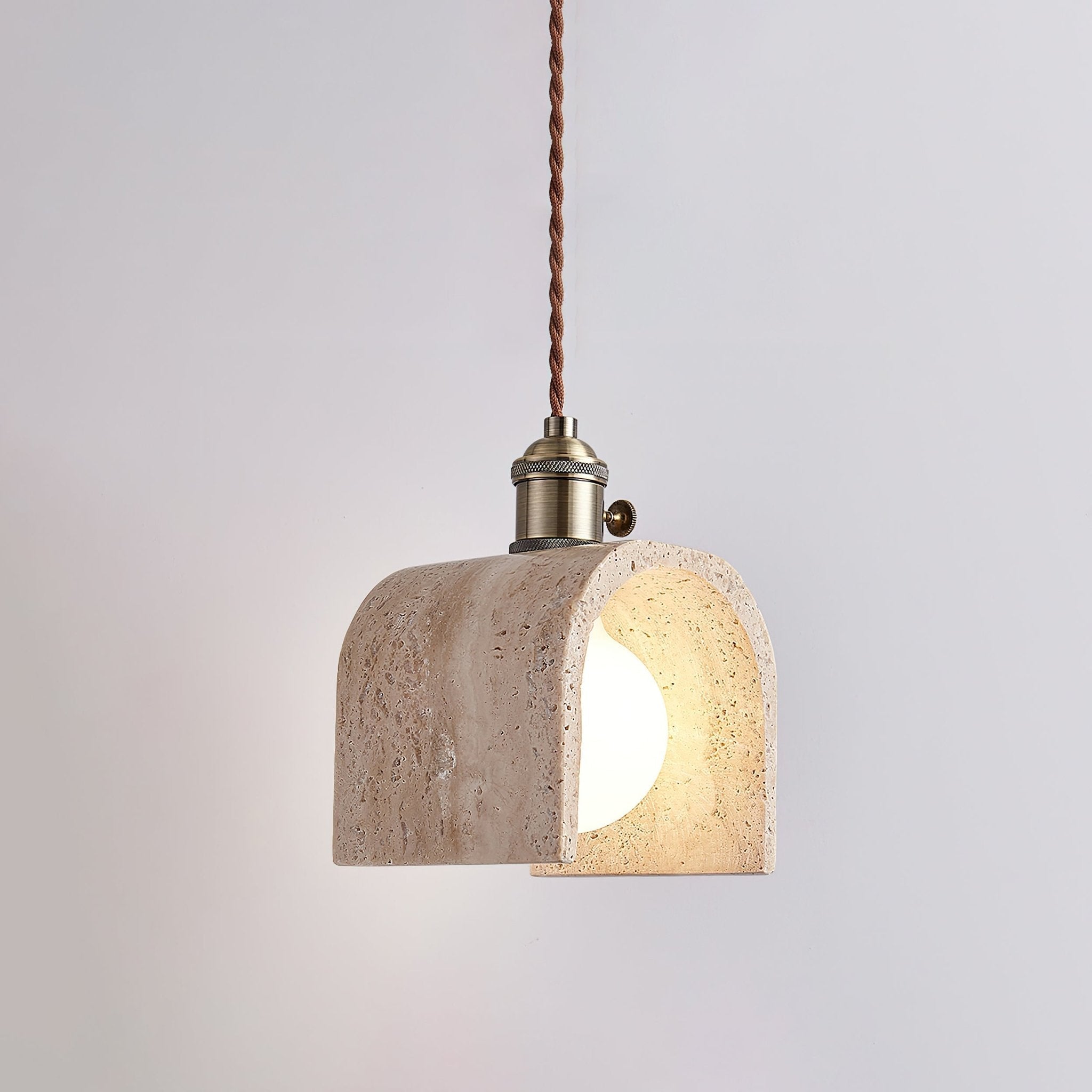 Lysorel Travertine Pendant Light - Blowlighting
