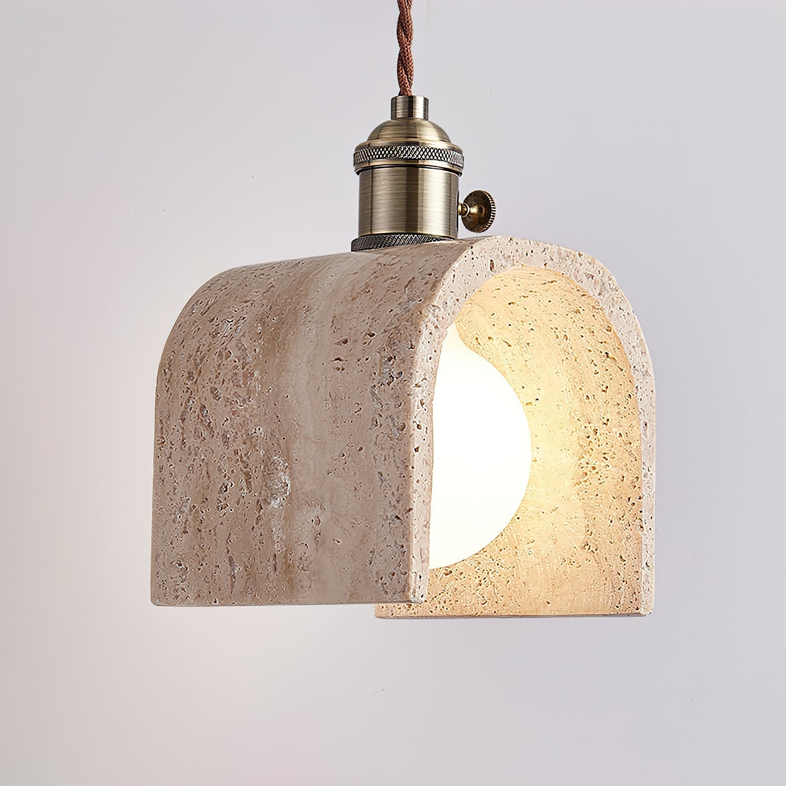 Lysorel Travertine Pendant Light - Blowlighting