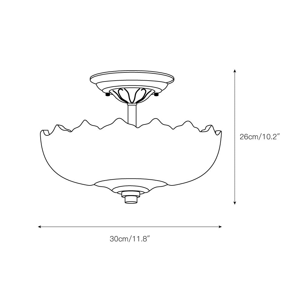 Qvistuvyi Postmoderne Luxus-Deckenlampe aus Glas-Letslighting