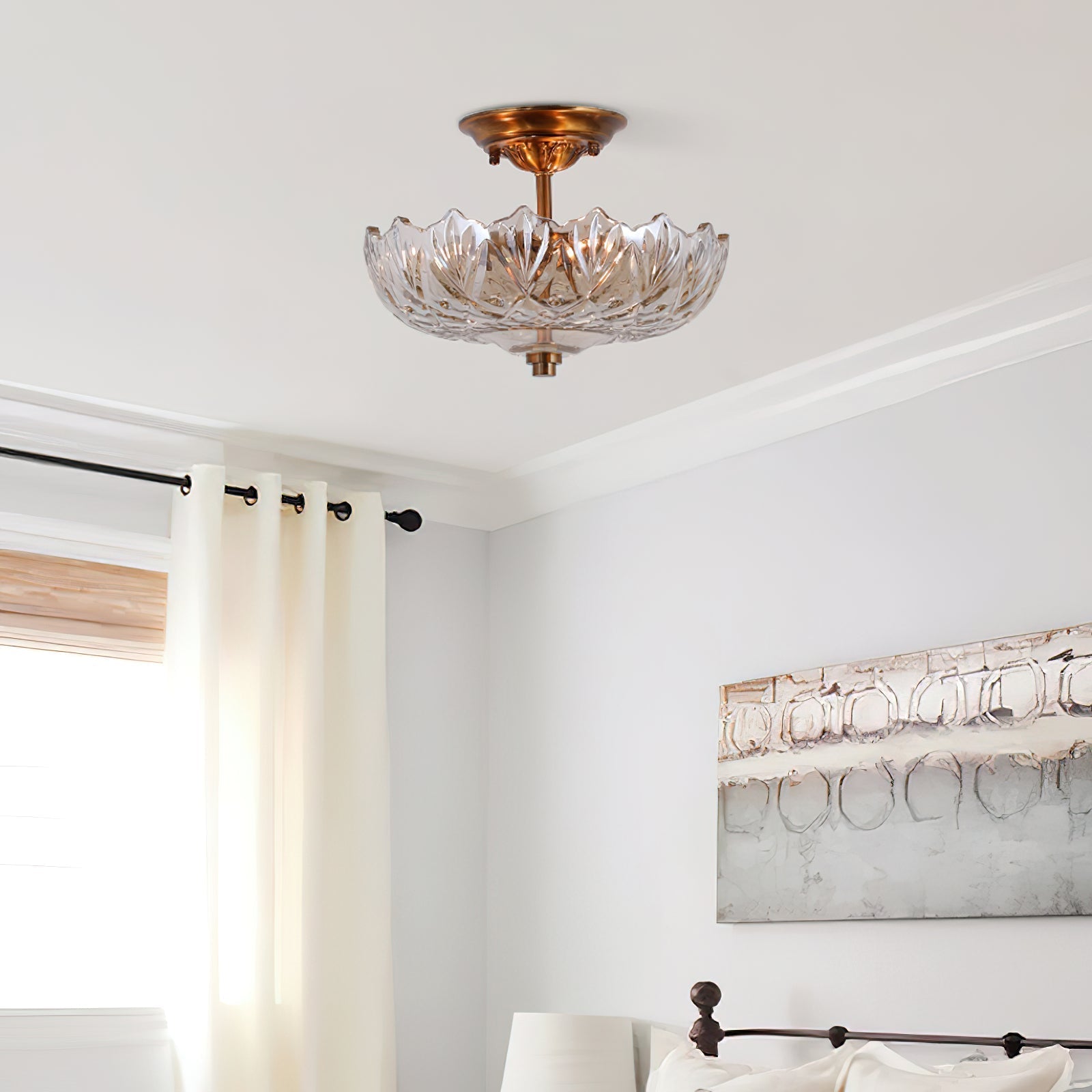 Qvistuvyi Postmoderne Luxus-Deckenlampe aus Glas-Letslighting