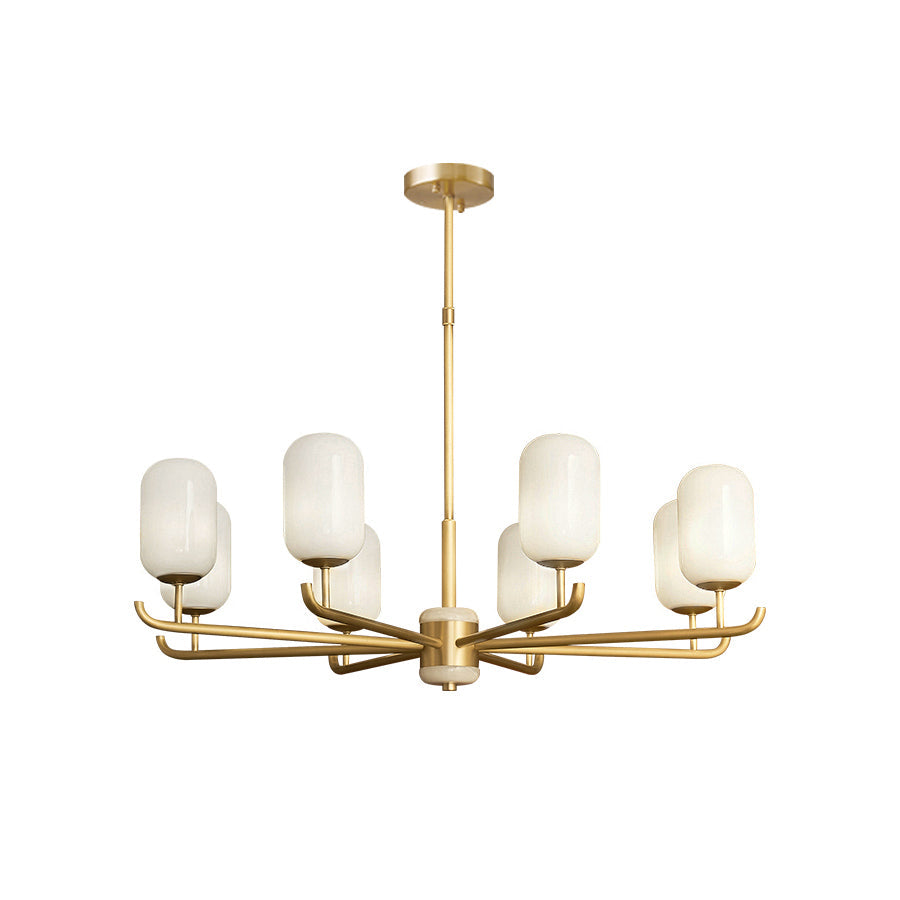 Sifuvyn Modern Geometric Glass Chandelier - Letslighting