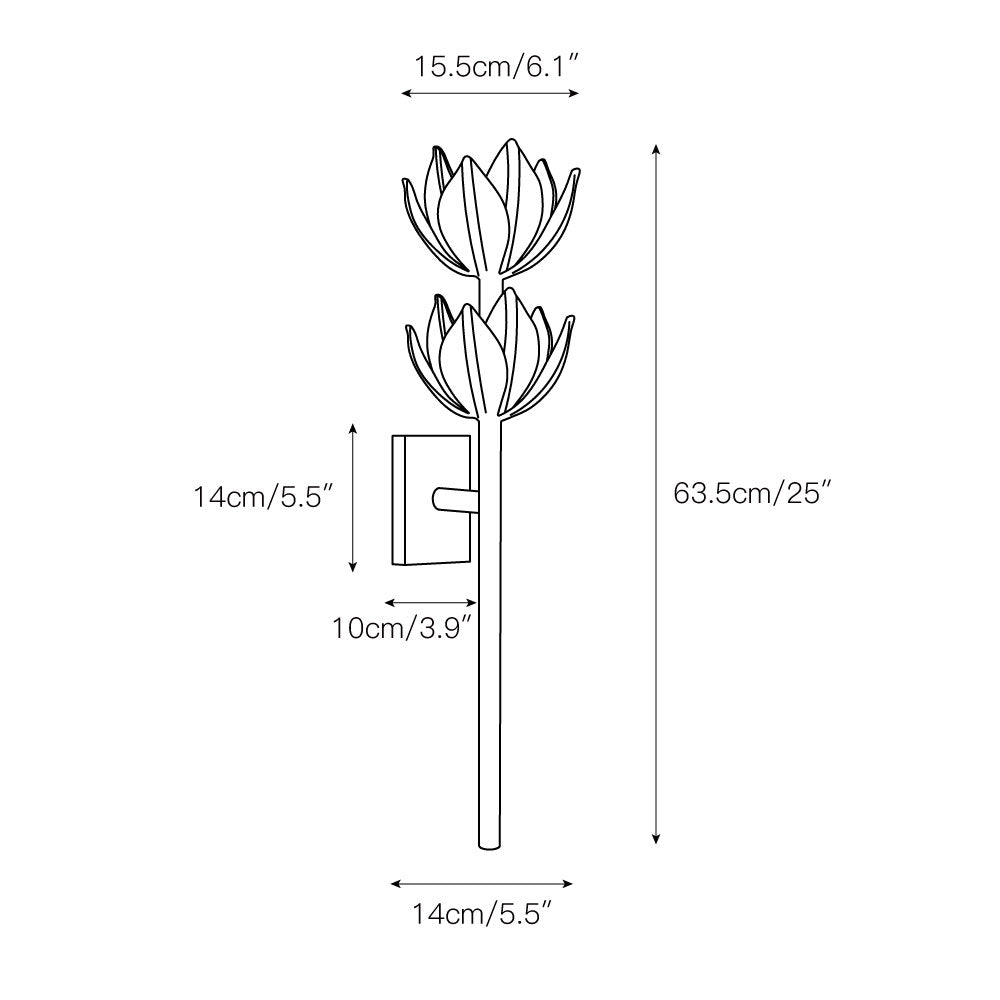 Ulfuvyn Messing Wandleuchte-Letslighting