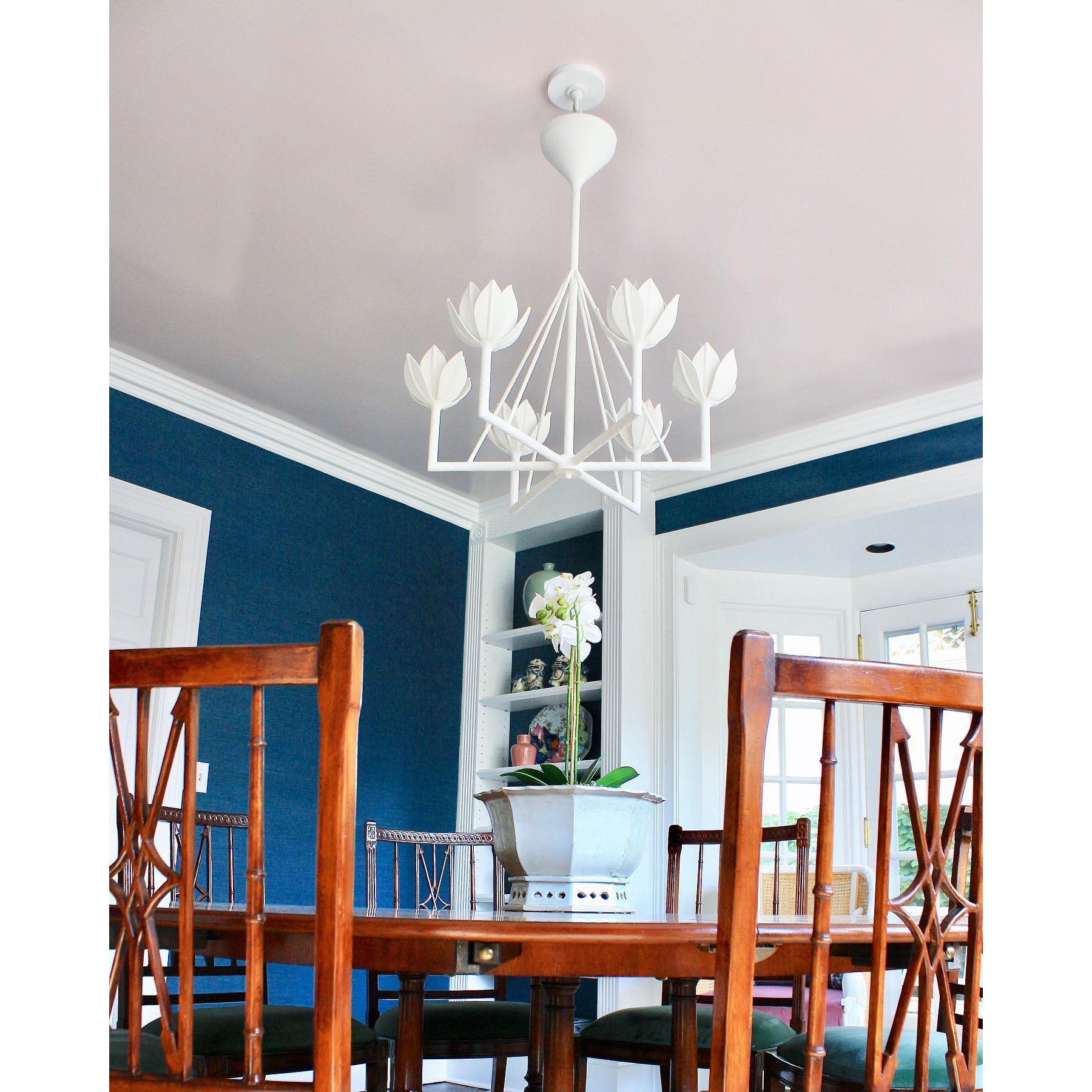 Alberto Modern Minimalist Floral Brass Chandelier - Letslighting