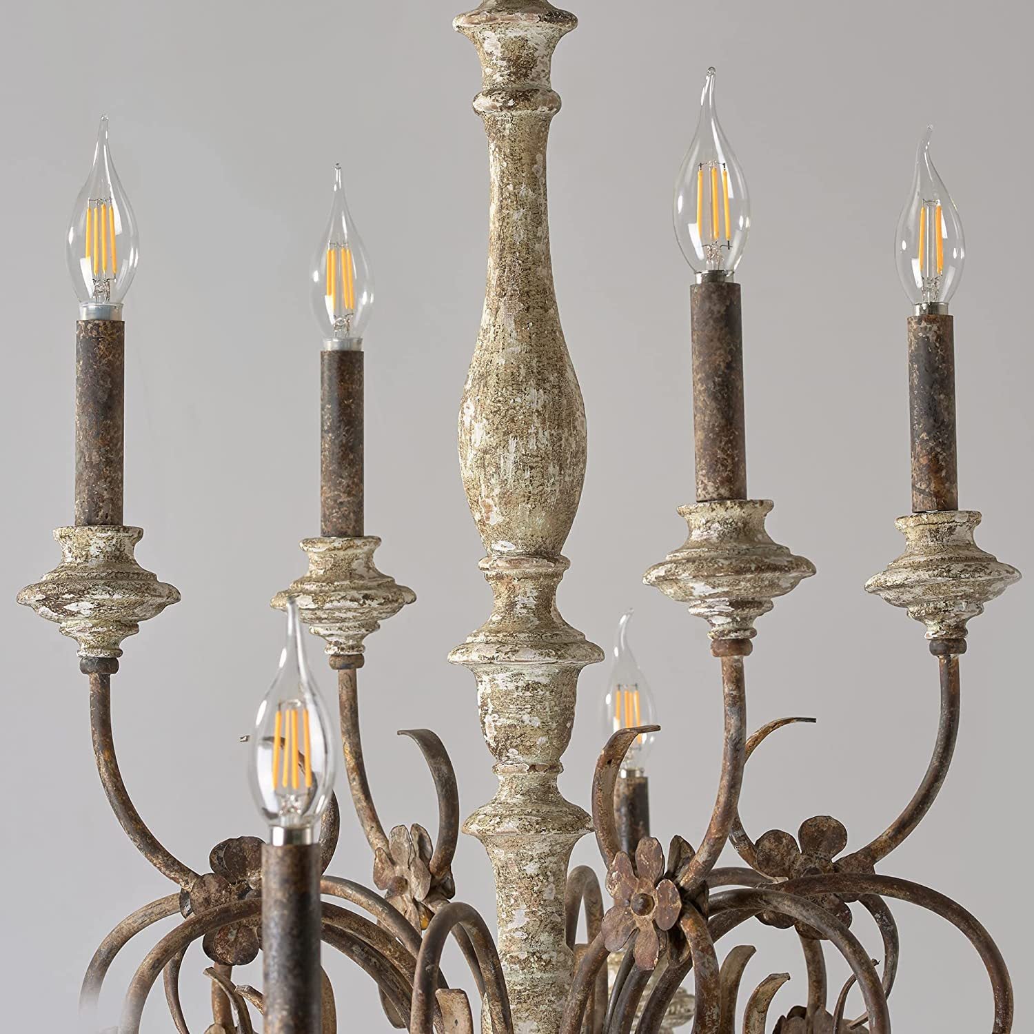Waegnuvyn Traditioneller Vintage-Kerzenleuchter-Letslighting