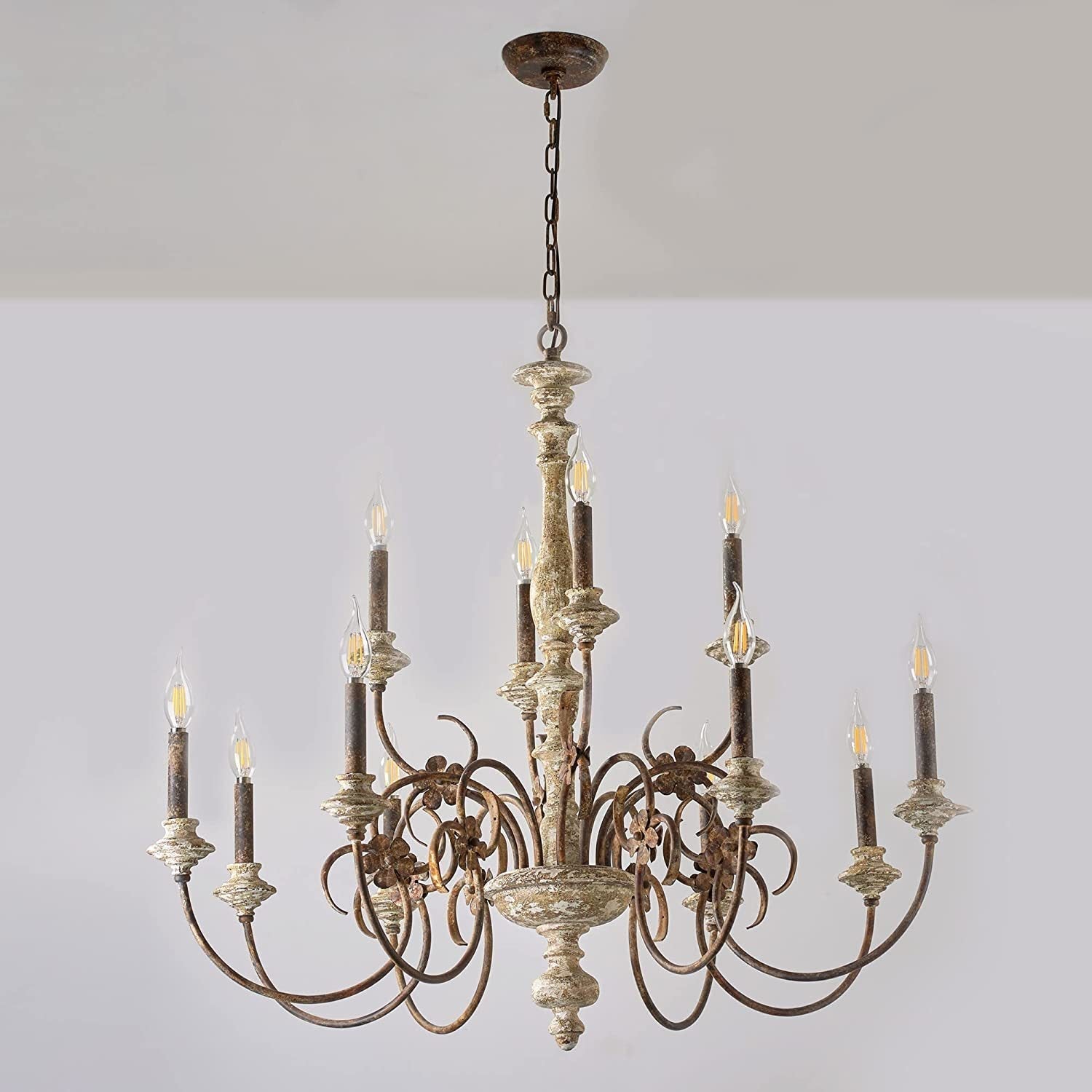 Waegnuvyn Traditioneller Vintage-Kerzenleuchter-Letslighting