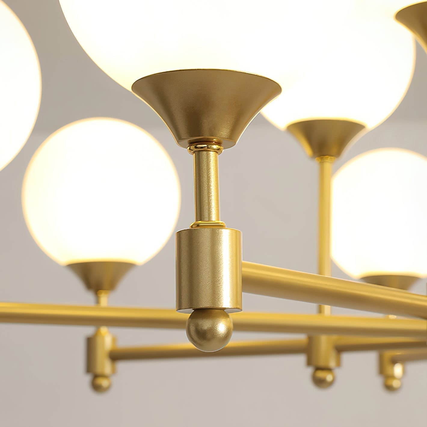 Vatnuvyi Minimalist Globe Glass Chandelier - Letslighting