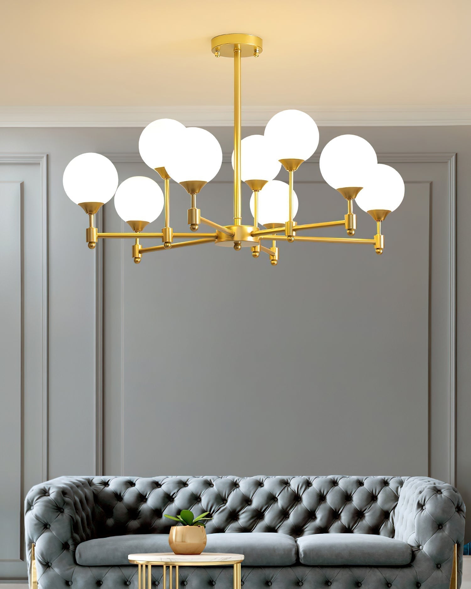 Solara Elegant Glas Kronleuchter-Letslighting