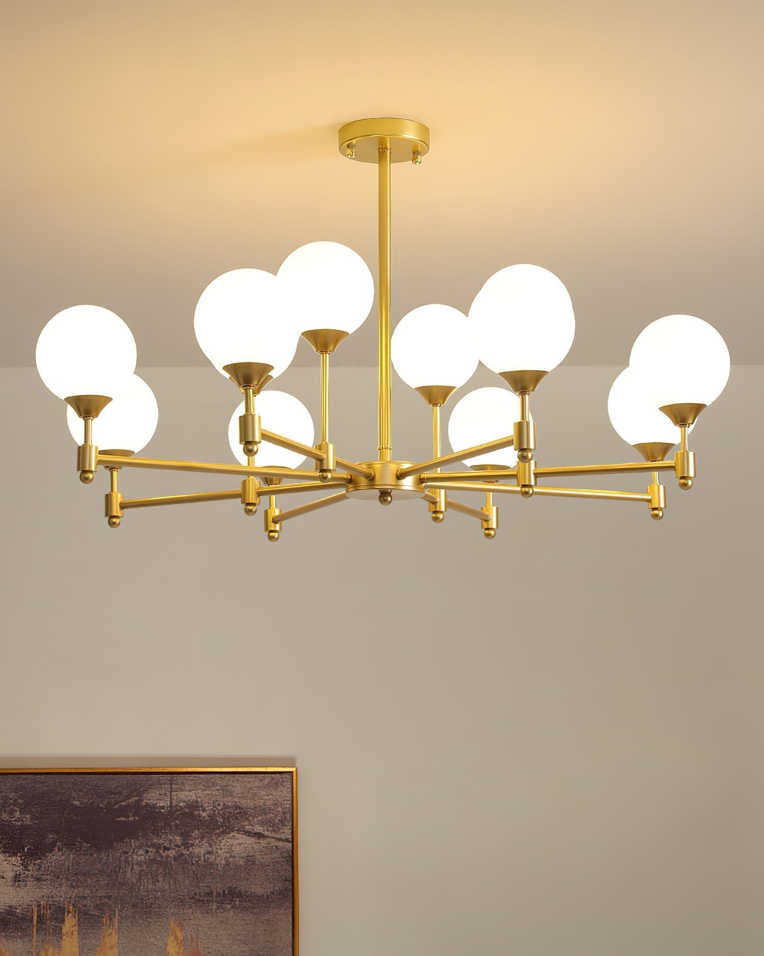 Solara Elegant Glas Kronleuchter-Letslighting