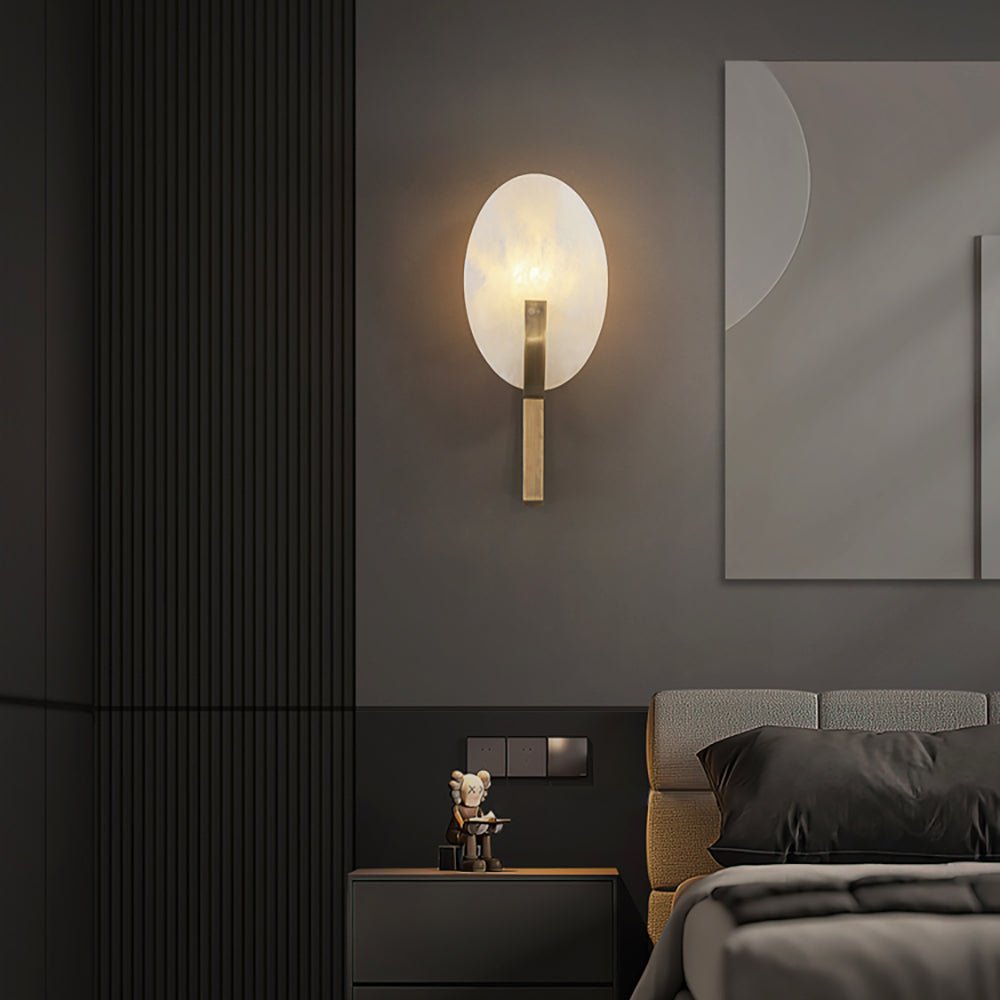Selene Modern Alabaster Wall Lamp - Neutralighting
