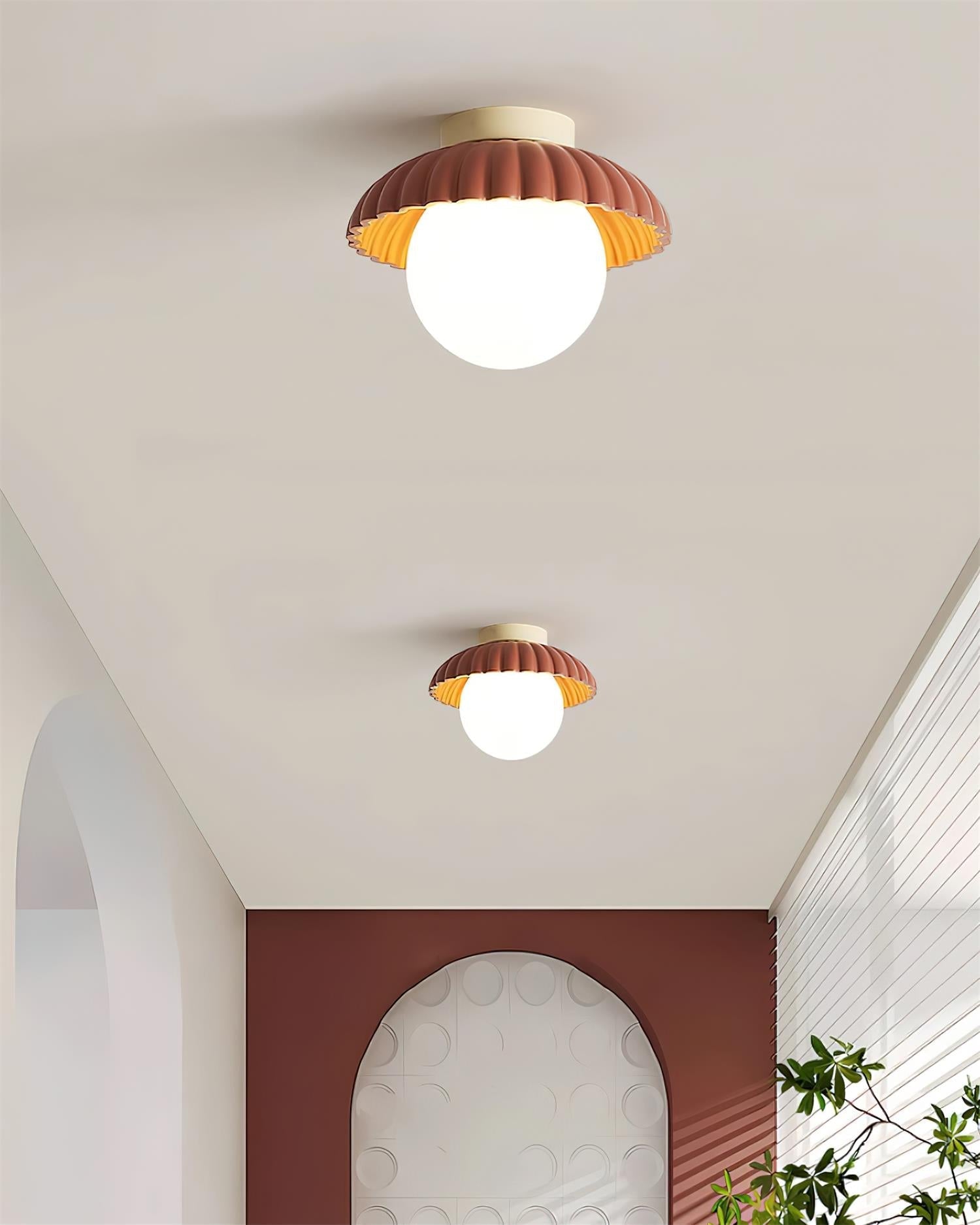 Scallop Glow Flush Mount Ceiling Light - Letslighting