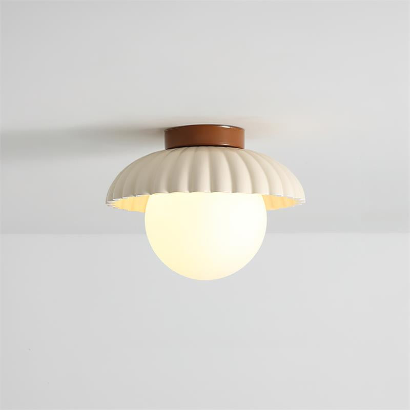 Scallop Glow Flush Mount Ceiling Light - Letslighting