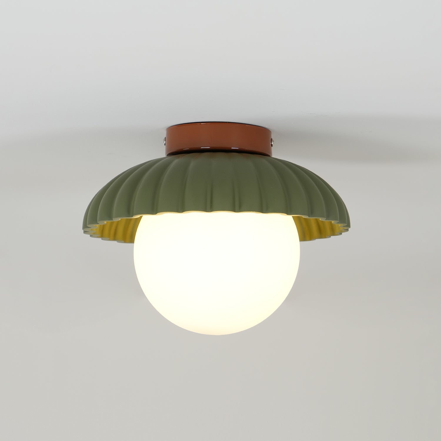 Scallop Glow Flush Mount Ceiling Light - Letslighting