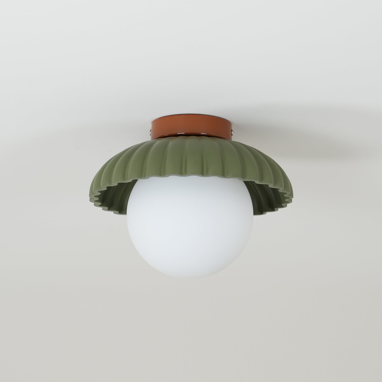 Scallop Glow Flush Mount Ceiling Light - Letslighting