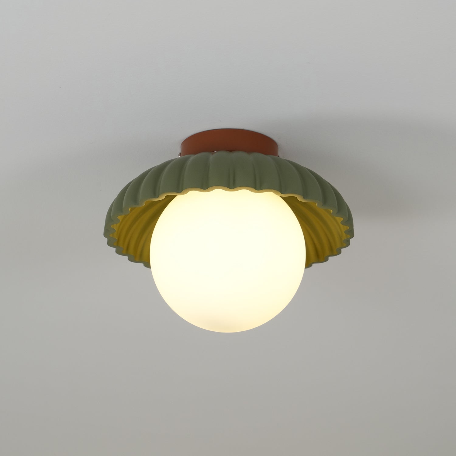 Scallop Glow Flush Mount Ceiling Light - Letslighting