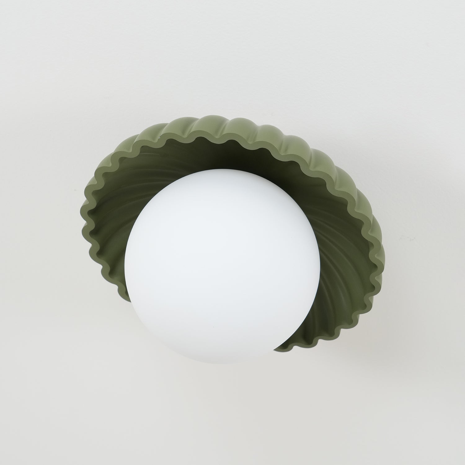 Scallop Glow Flush Mount Ceiling Light - Letslighting